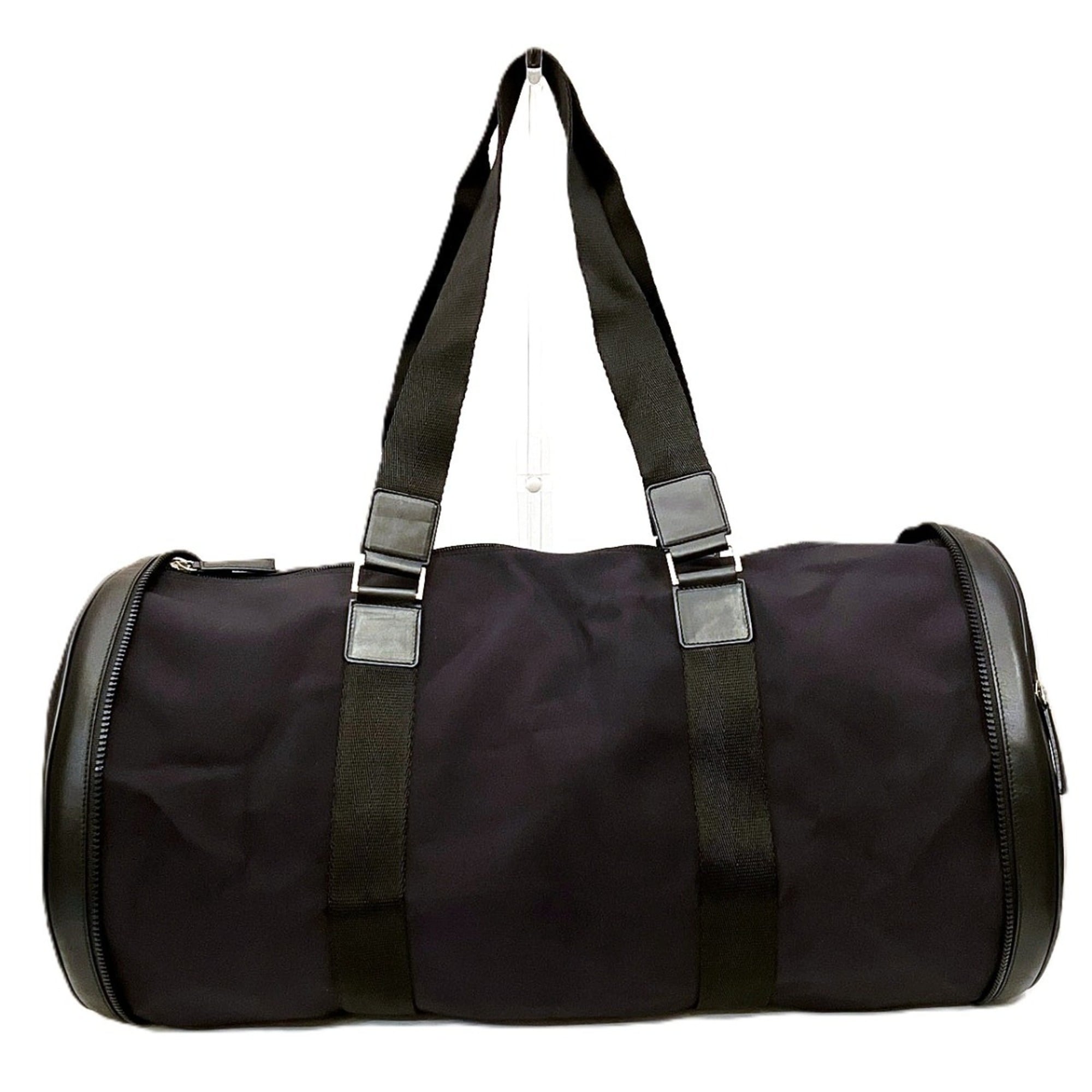 Salvatore Ferragamo Black Nylon Boston Bag (Pre-Owned)