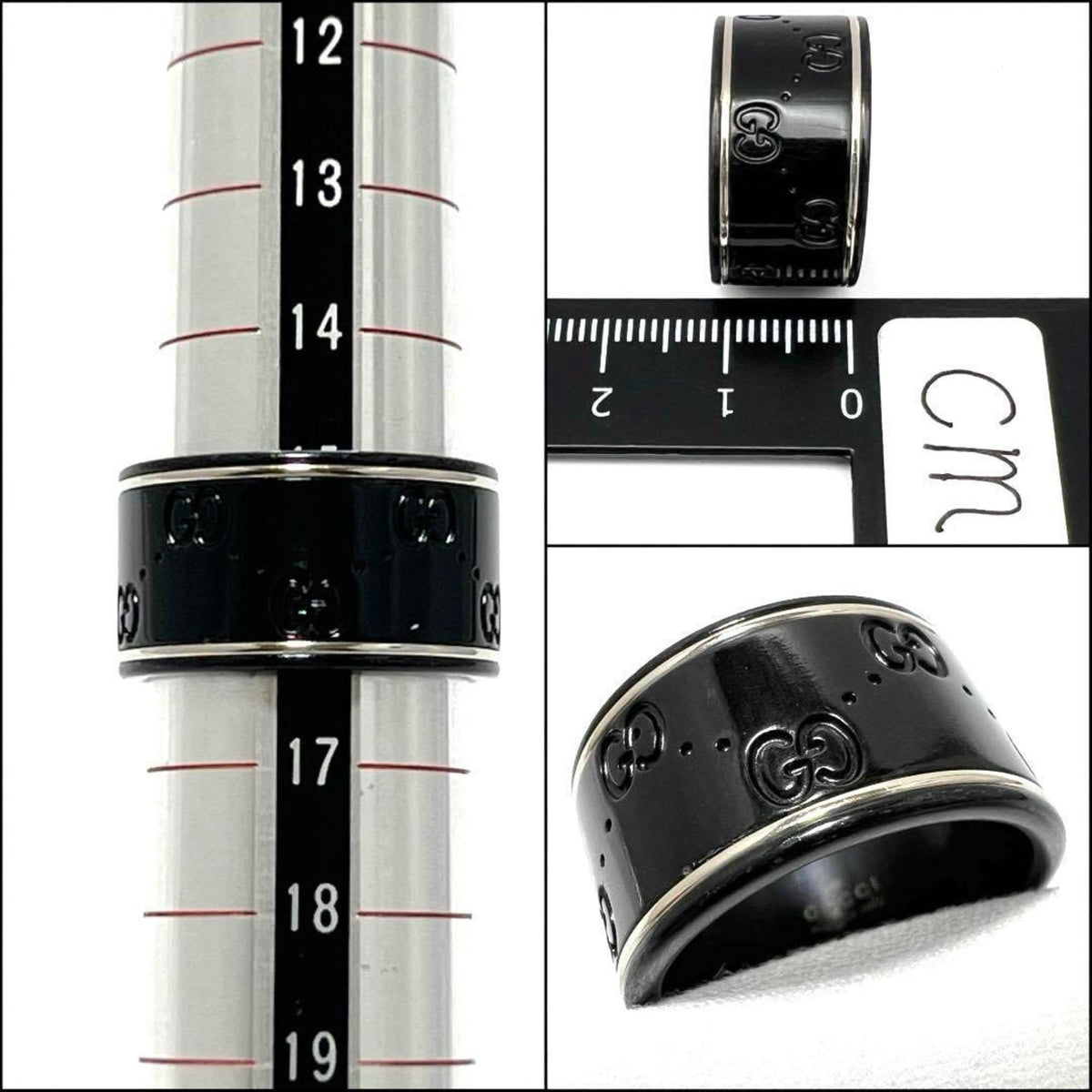 Gucci White Gold (18K) Ceramic Band Ring (Pre-Owned)