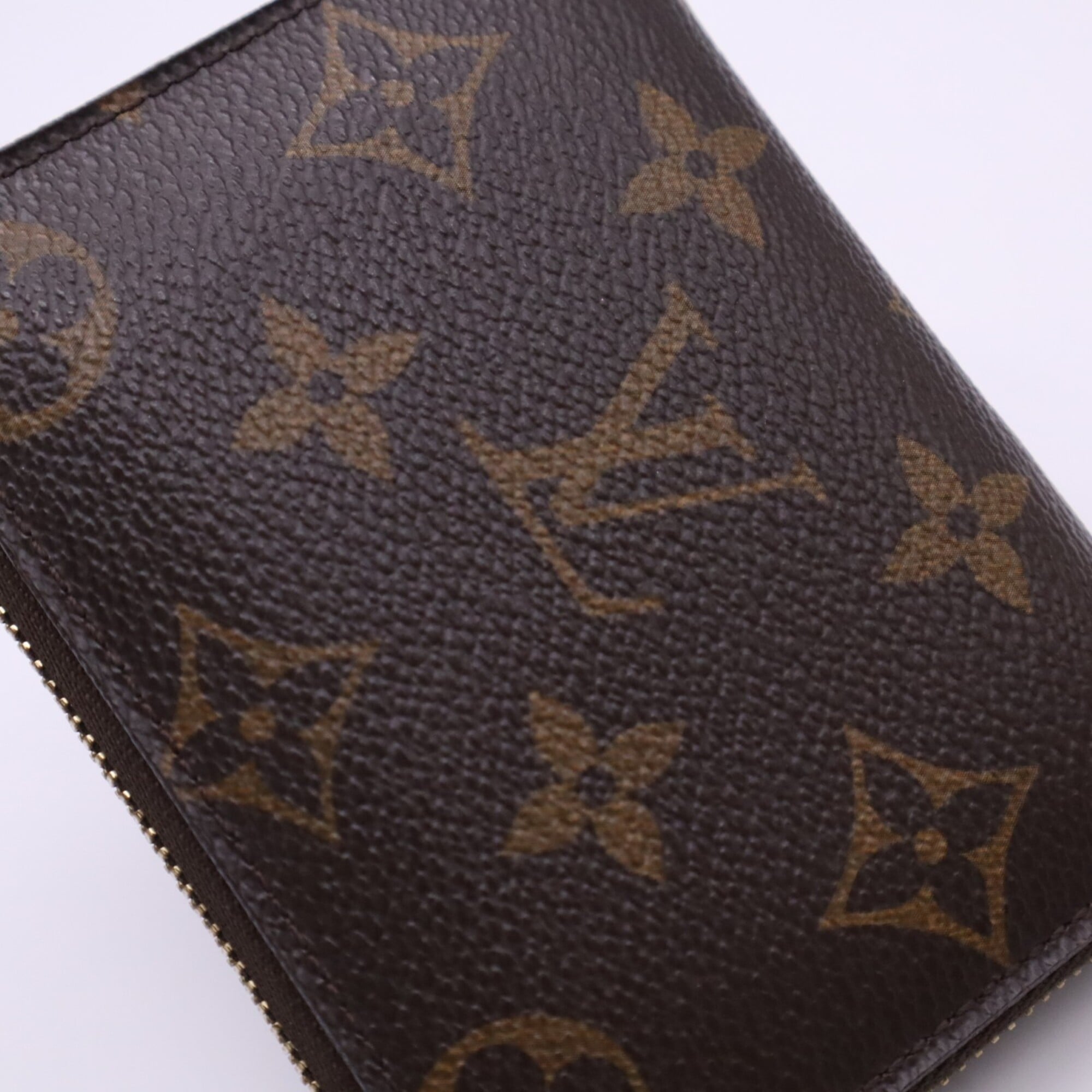 Louis Vuitton Monogram Beige Brown Monogram Monogram Leather Coin Purse/Coin Case (Pre-Owned)