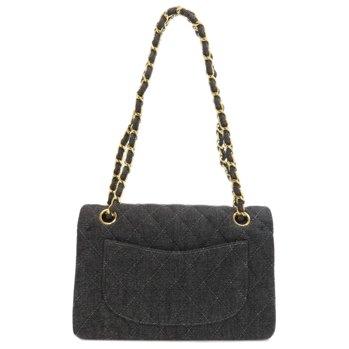Chanel Black Denim Shoulder Bag (Pre-Owned)