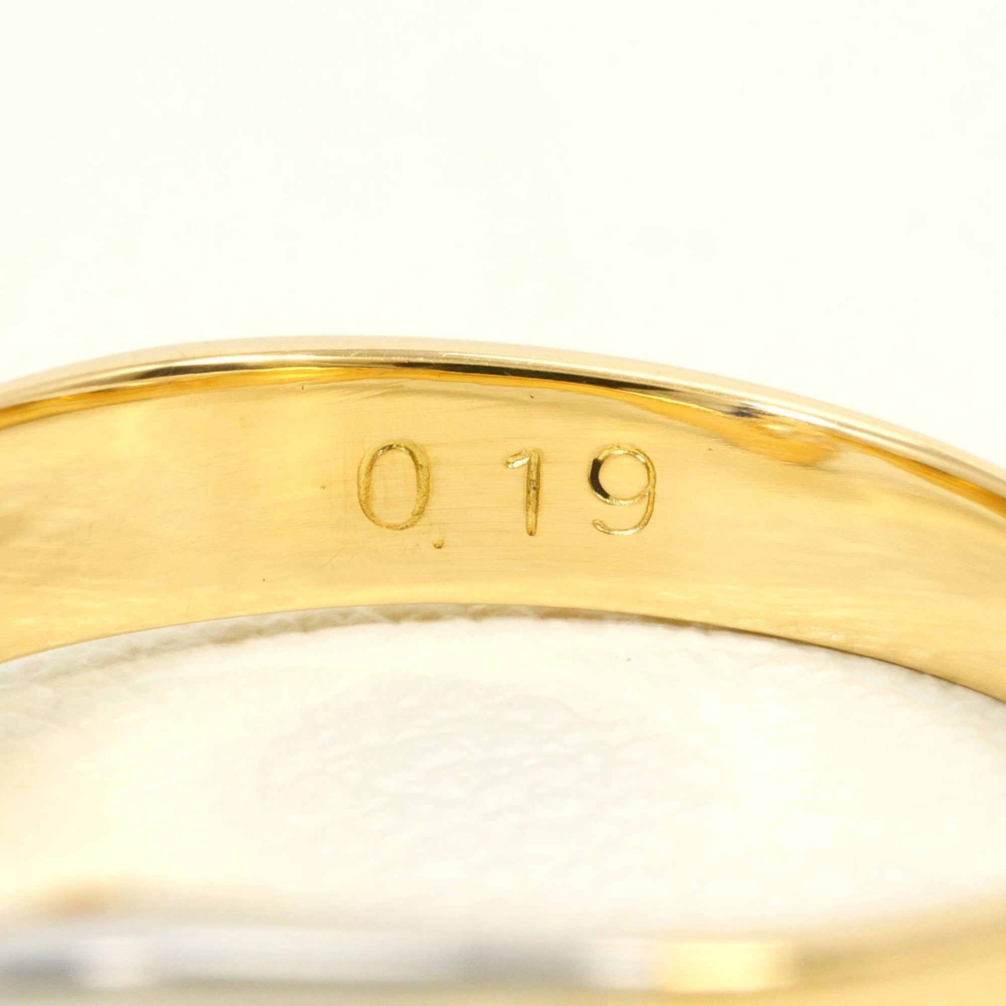 Unbranded Platinum Yellow Gold Yellow Gold (18K) Platinum 900 Band Ring (Pre-Owned)