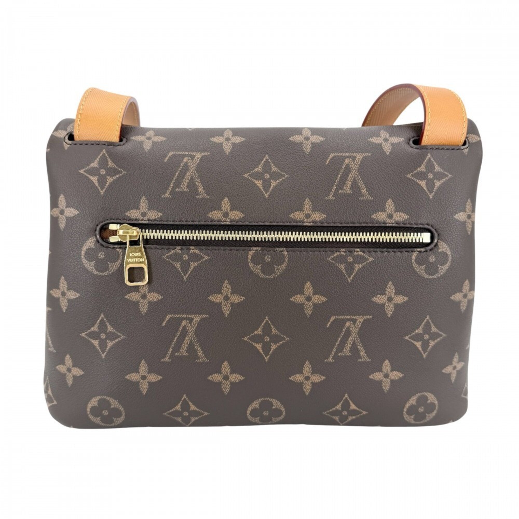 Louis Vuitton Brown Monogram Canvas Shoulder Bag (Pre-Owned)