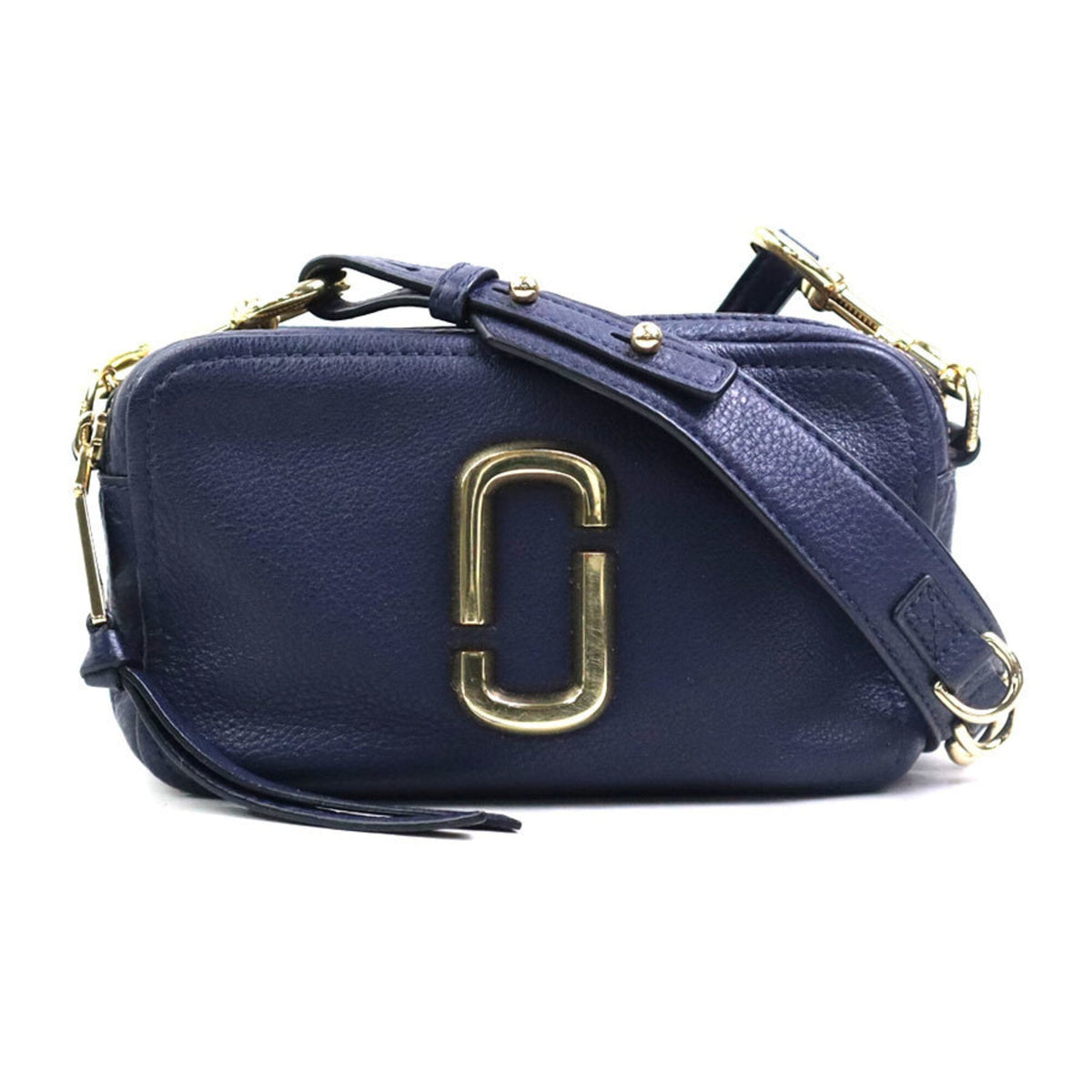 Marc Jacobs Navy Leather Handbag (Pre-Owned)
