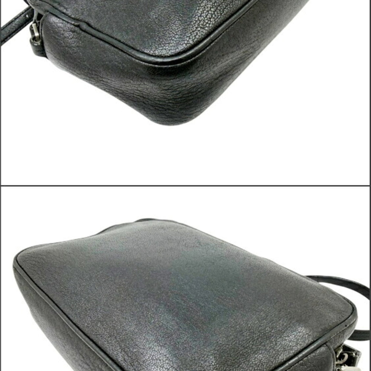 Saint Laurent Black Leather Shoulder Bag (Pre-Owned)