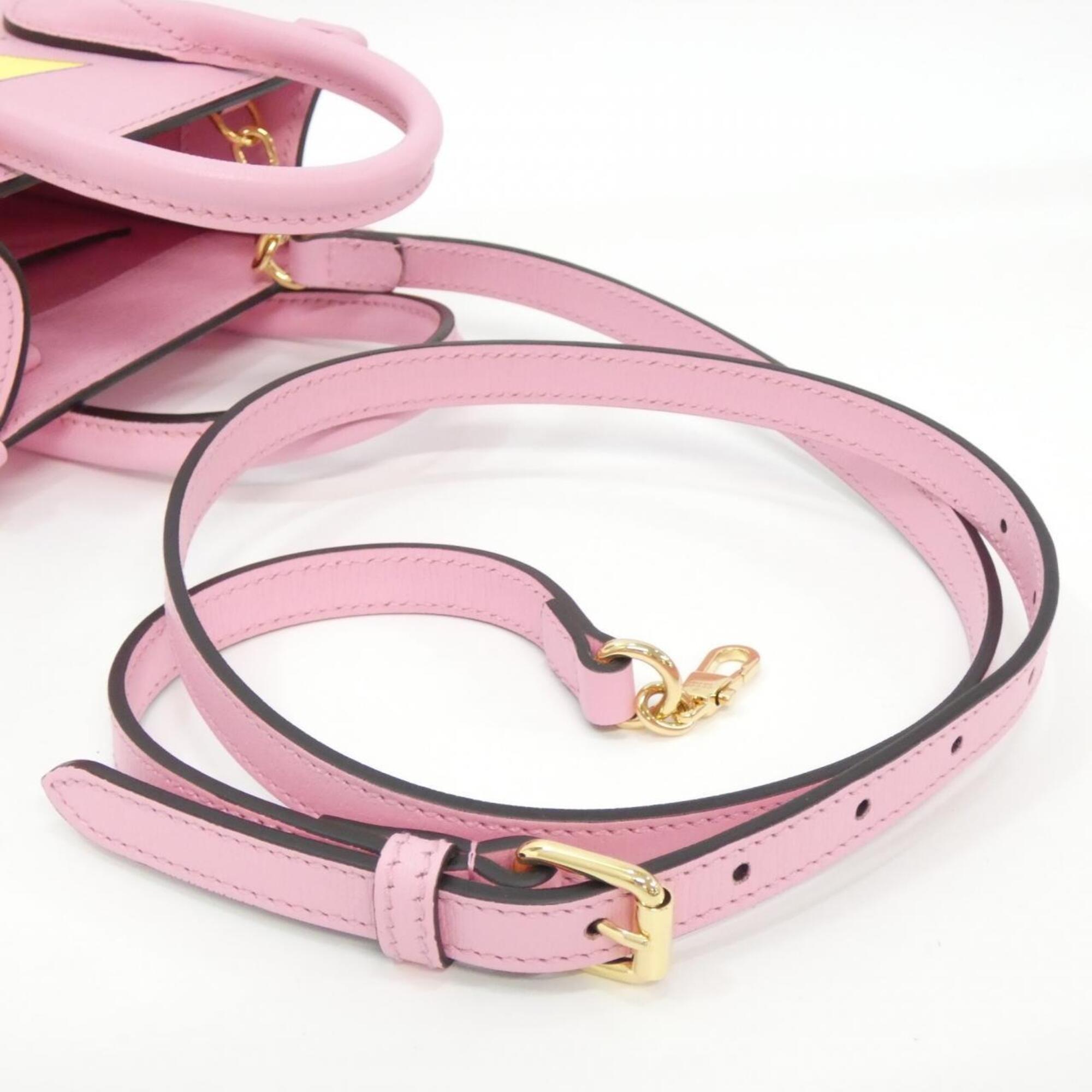 Gucci Pink Leather Handbag (Pre-Owned)