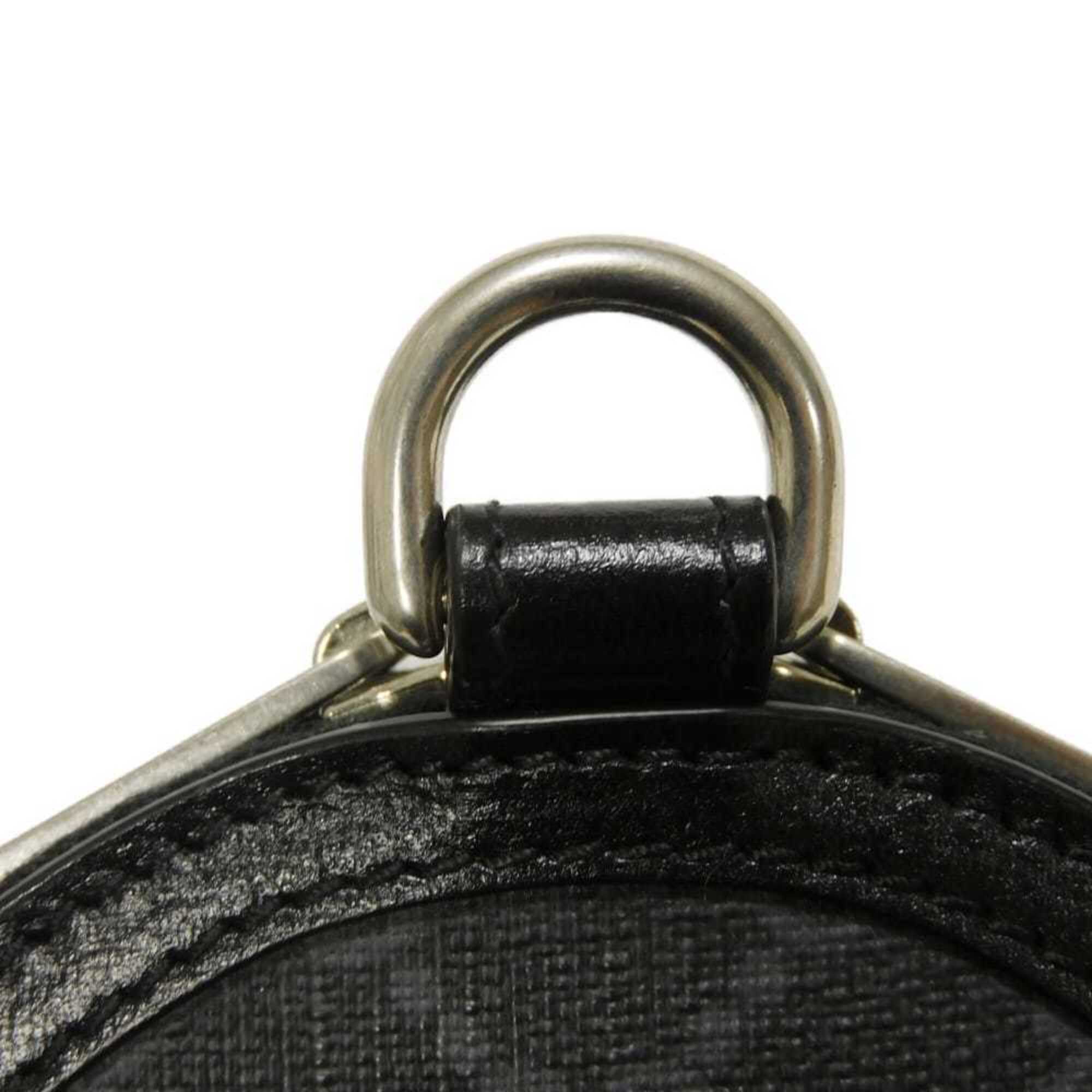 Gucci Black Gg Supreme Leather Shoulder Bag (Pre-Owned)