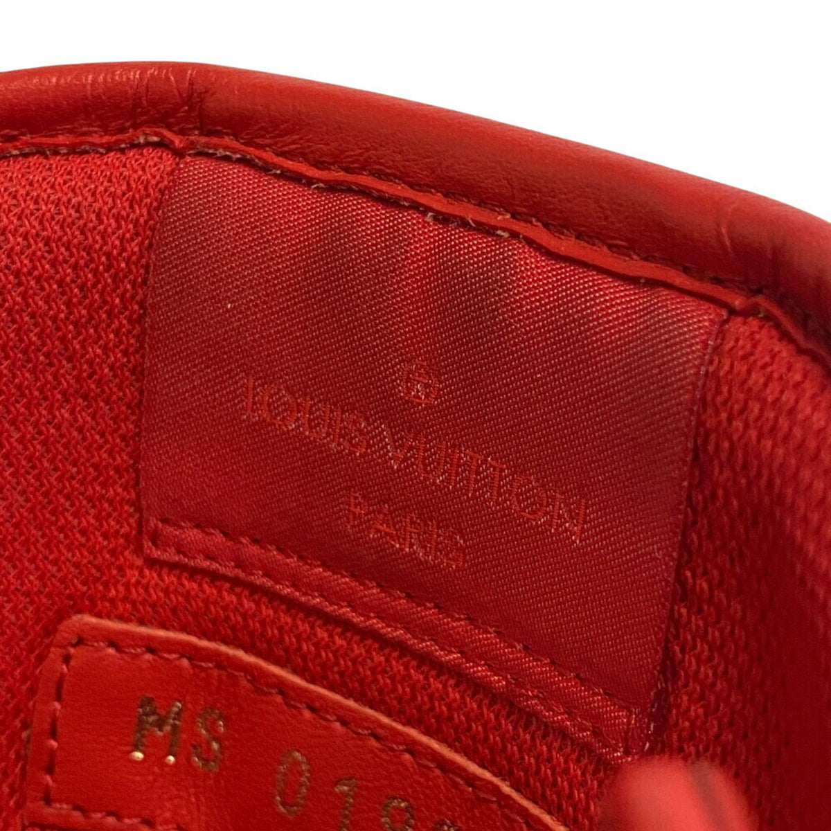 Louis Vuitton Red Color Sneakers (Pre-Owned)