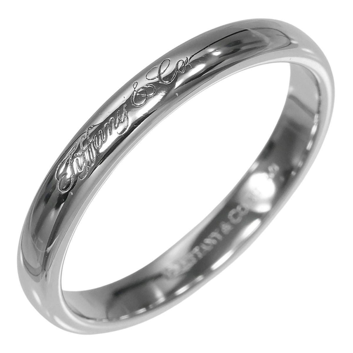 Tiffany Platinum 950 Band Ring (Pre-Owned)