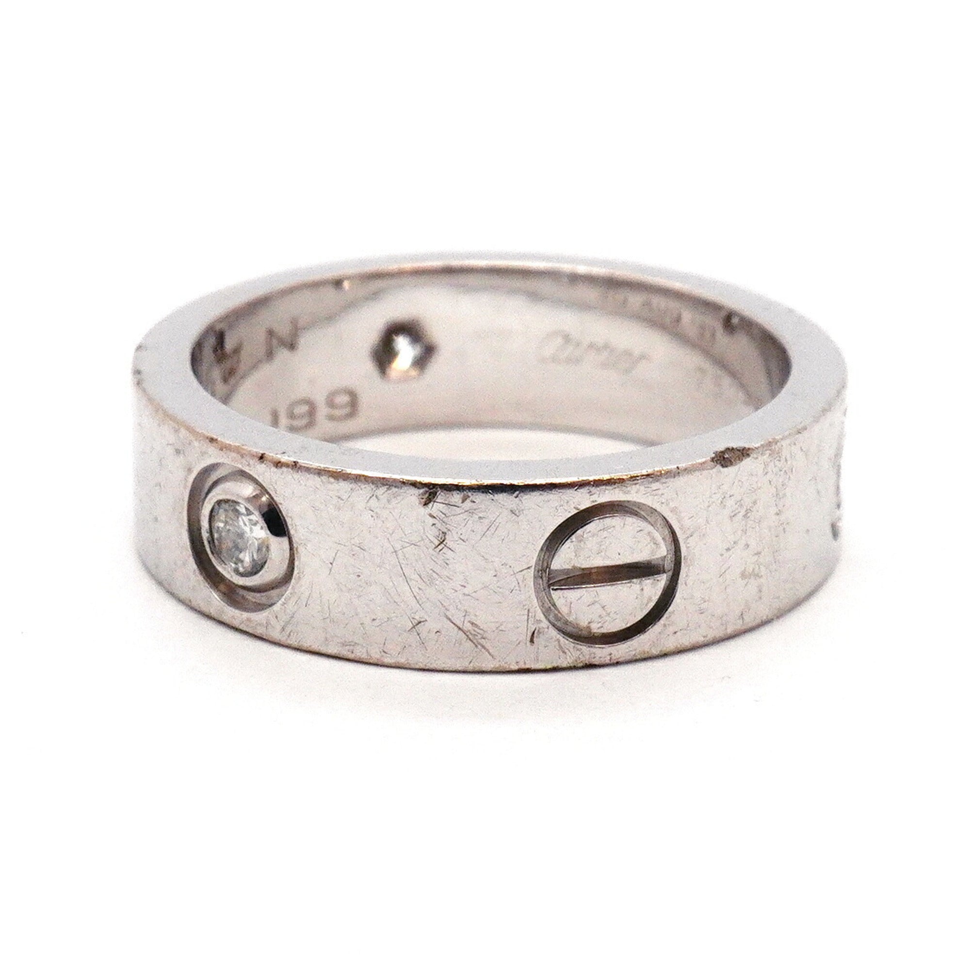 Cartier White Gold (18K) Band Ring (Pre-Owned)