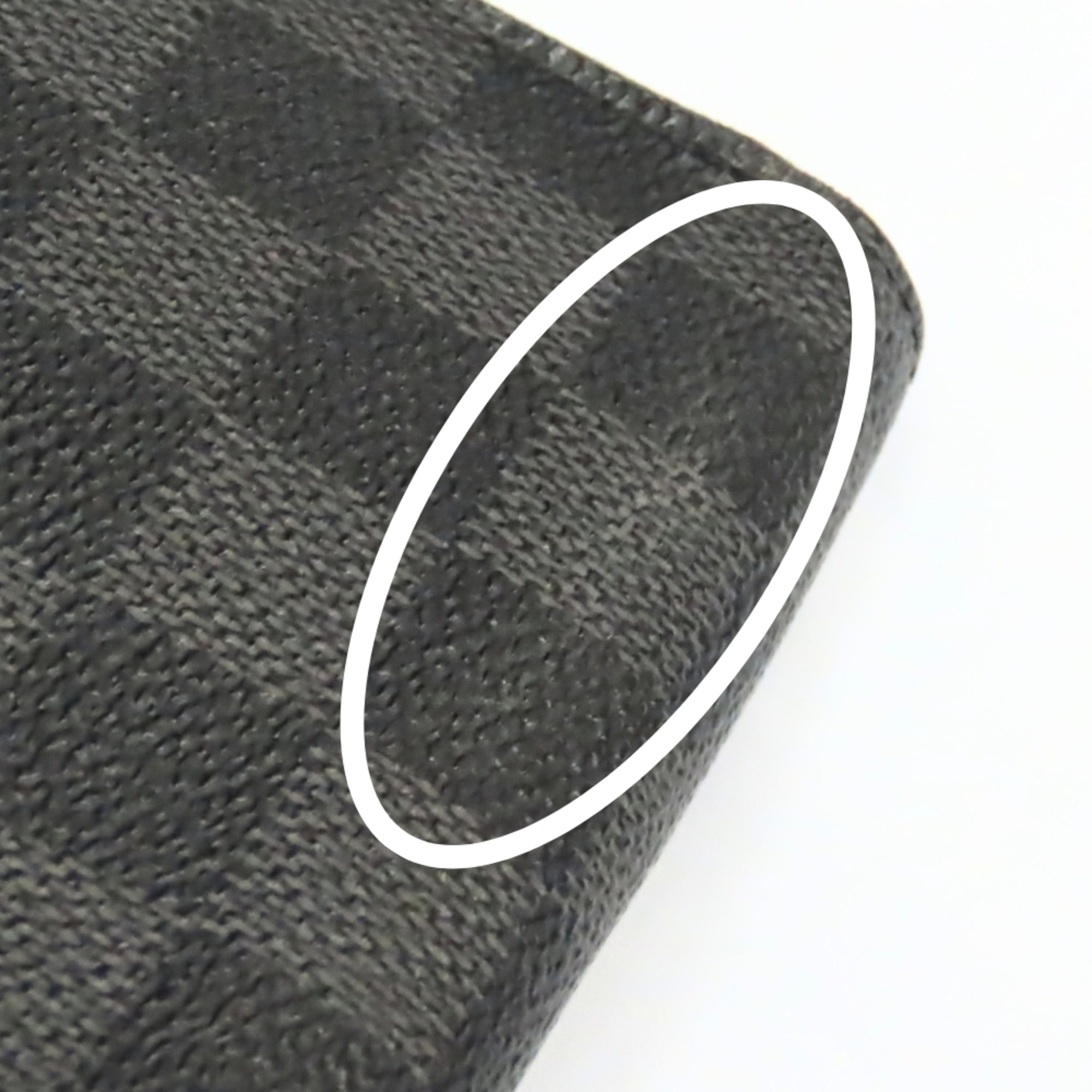Louis Vuitton Black Gray Damier Graphite Leather Long Wallet (Bi-Fold) (Pre-Owned)