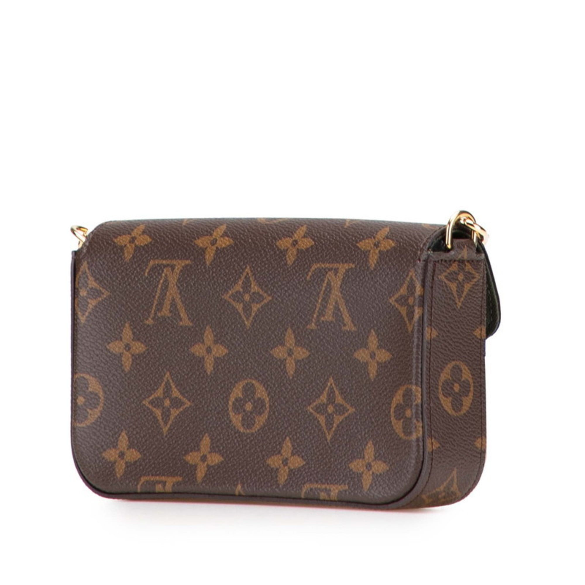 Louis Vuitton Monogram Brown Khaki Monogram Monogram Pochette Pouch Shoulder Bag (Pre-Owned)