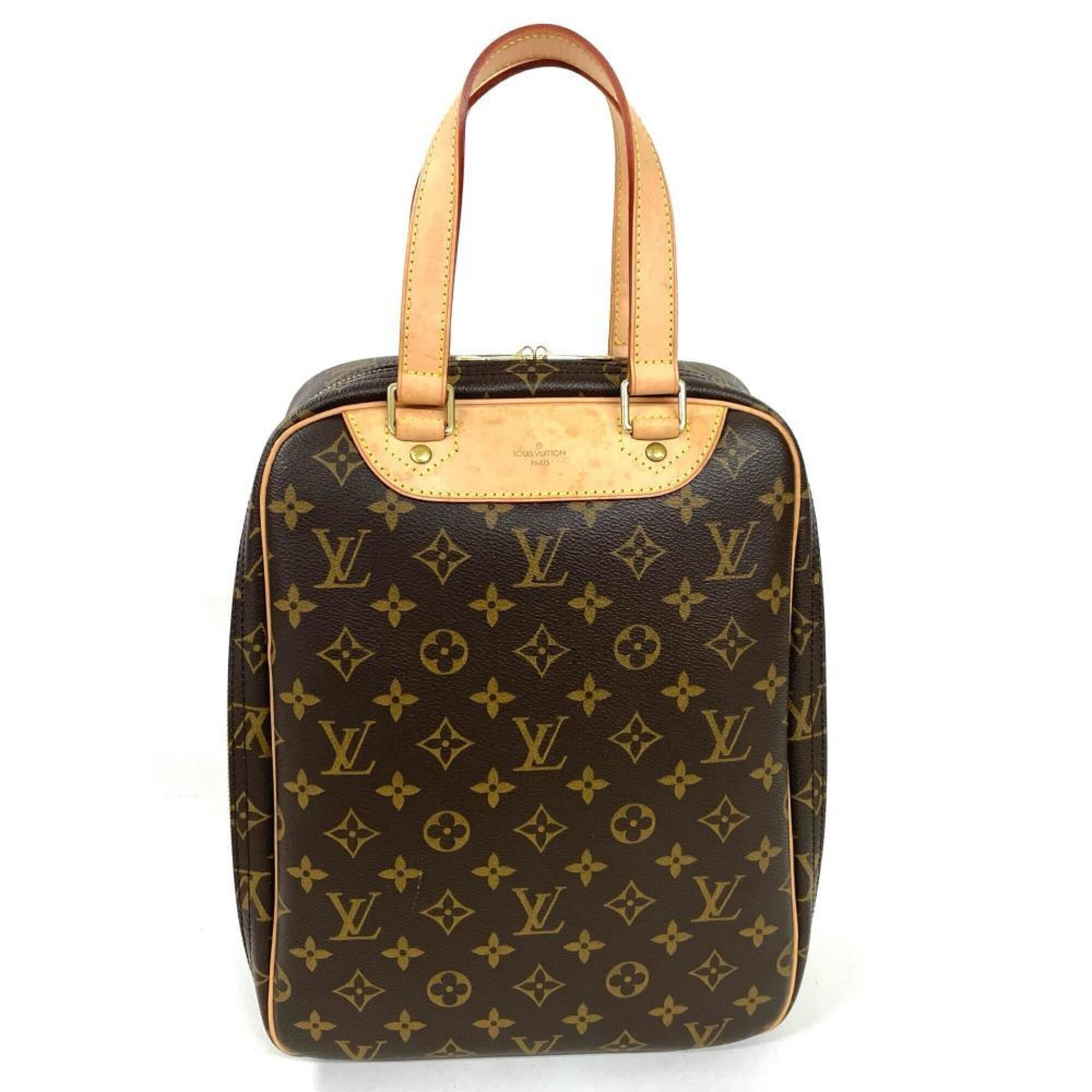 Louis Vuitton Brown Monogram Canvas Handbag (Pre-Owned)