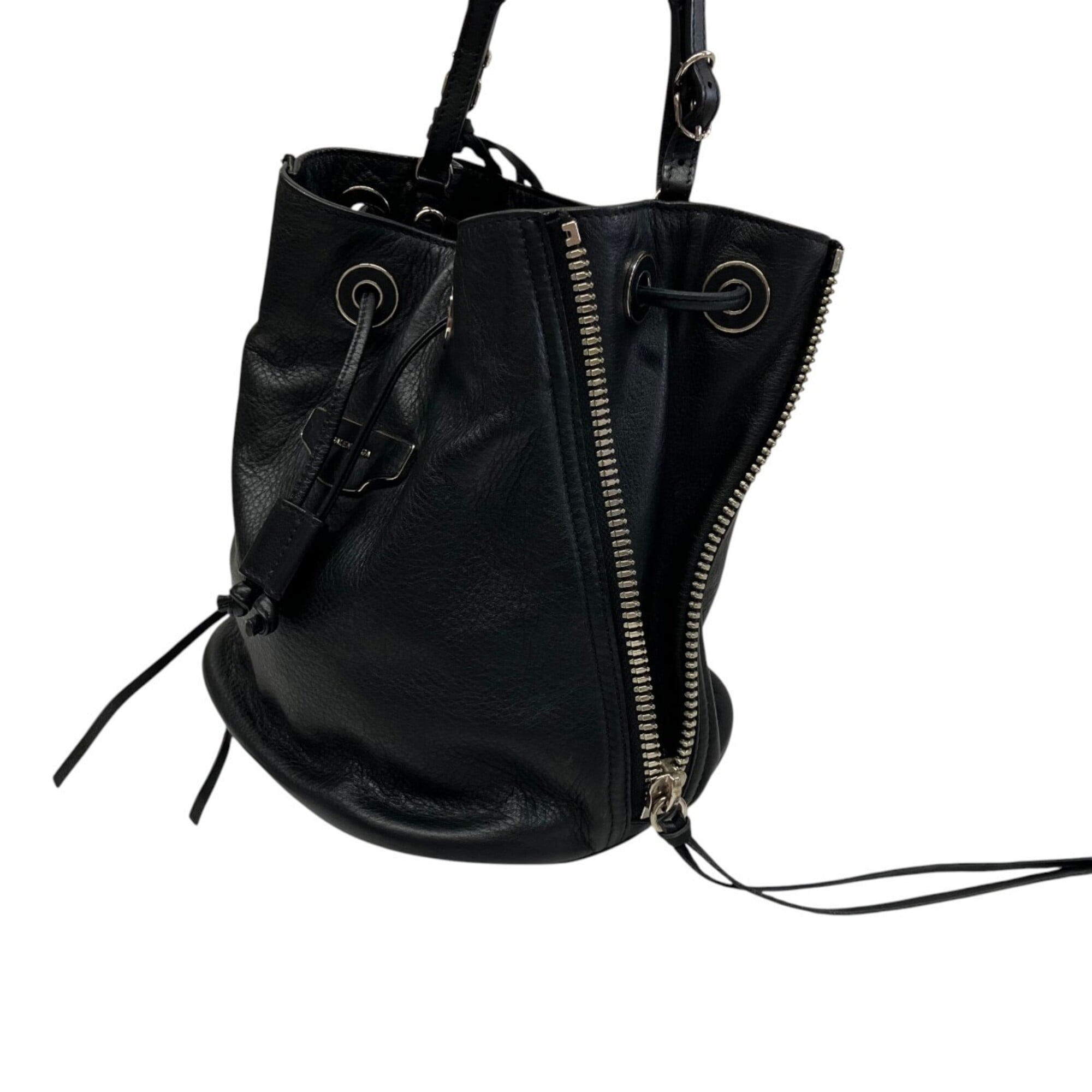 Balenciaga Paper Black Leather Handbag (Pre-Owned)