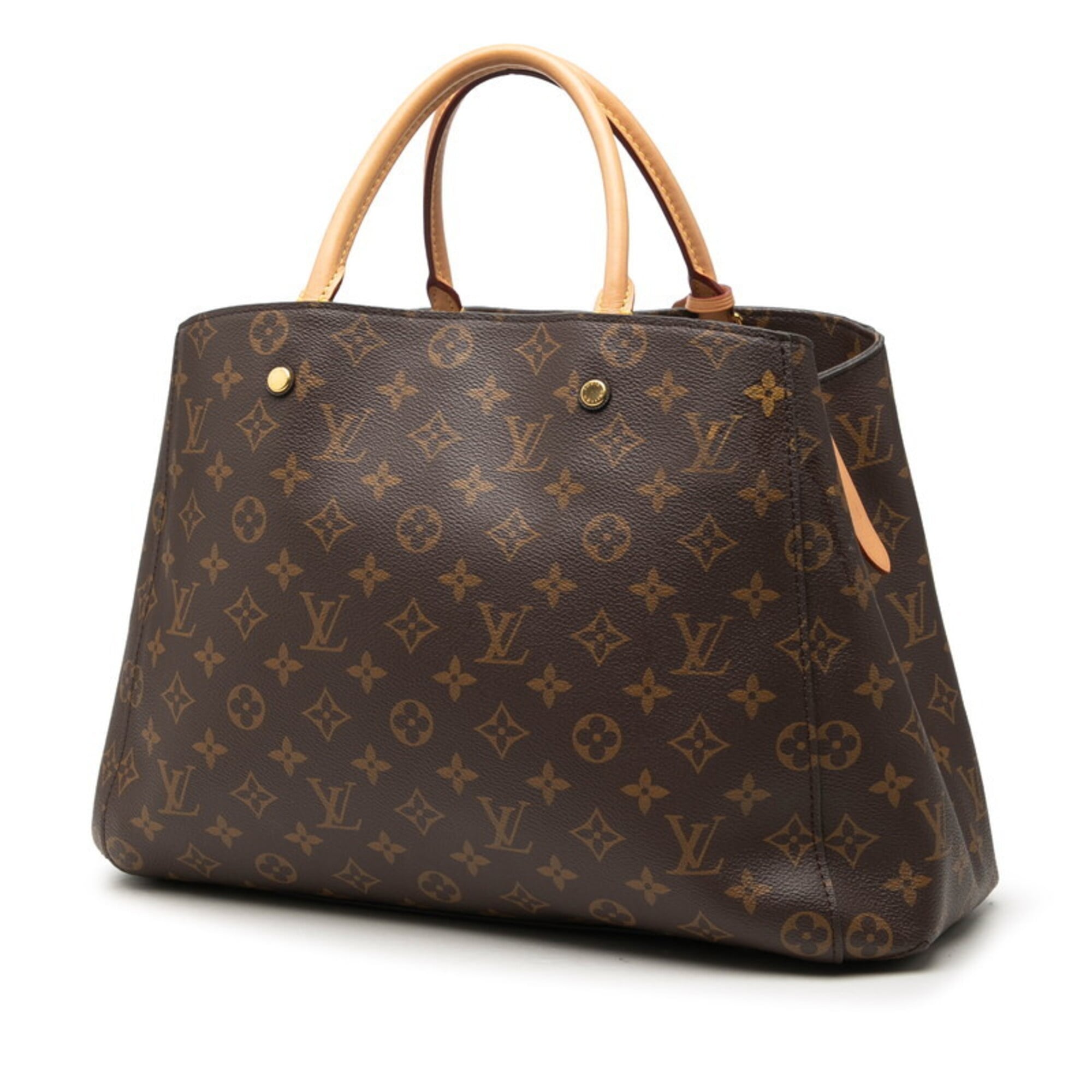 Louis Vuitton Brown Pvc Leather Handbag Shoulder Bag (Pre-Owned)