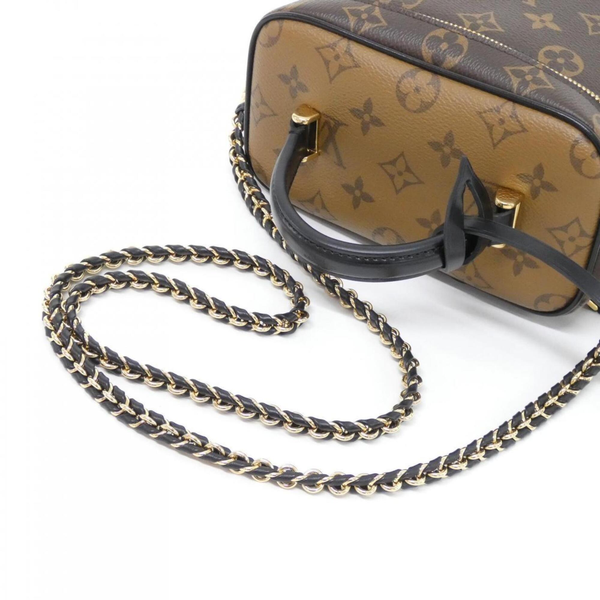 Louis Vuitton Marron Coated Canvas Handbag (Pre-Owned)