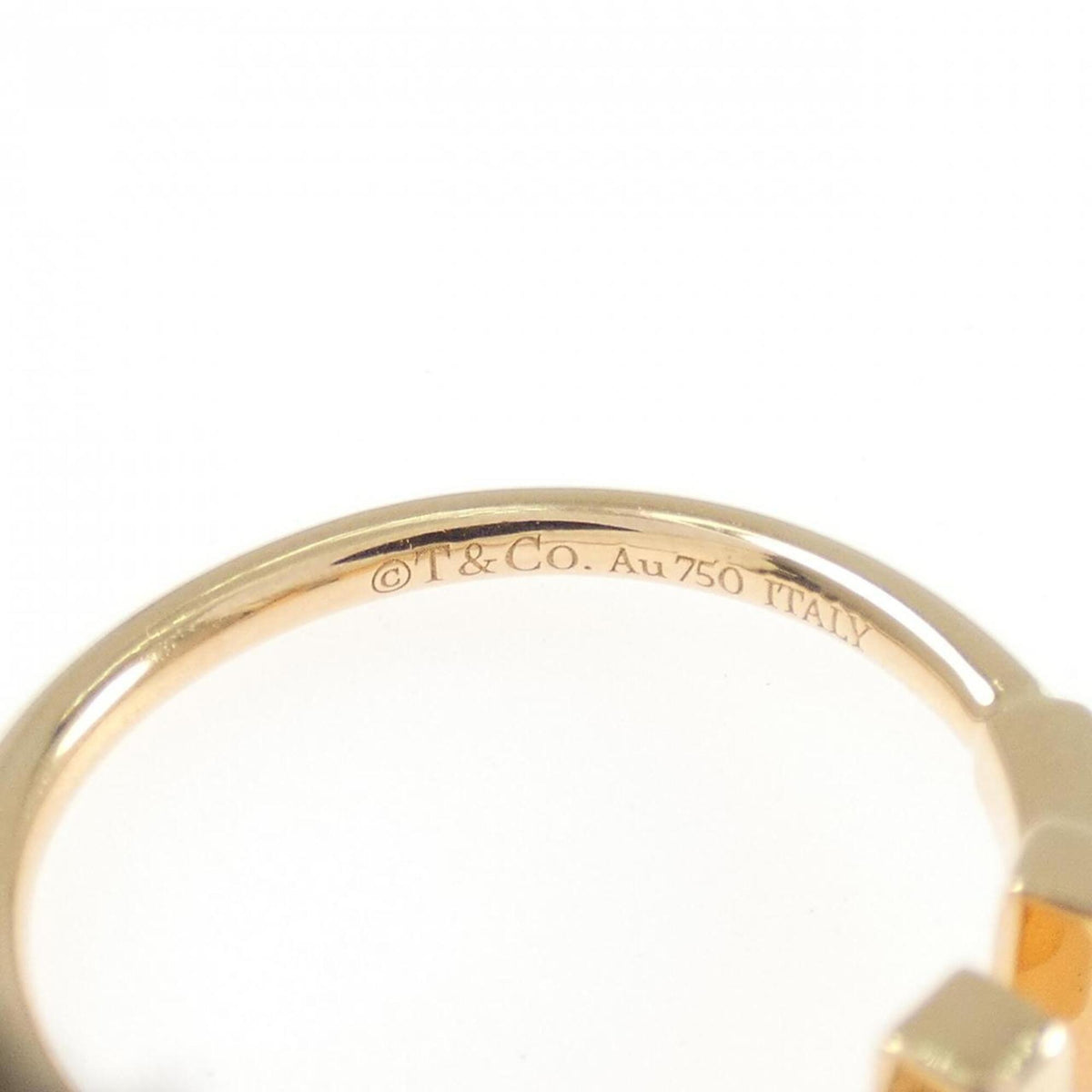 Tiffany Pink Gold (18K) Band Ring (Pre-Owned)