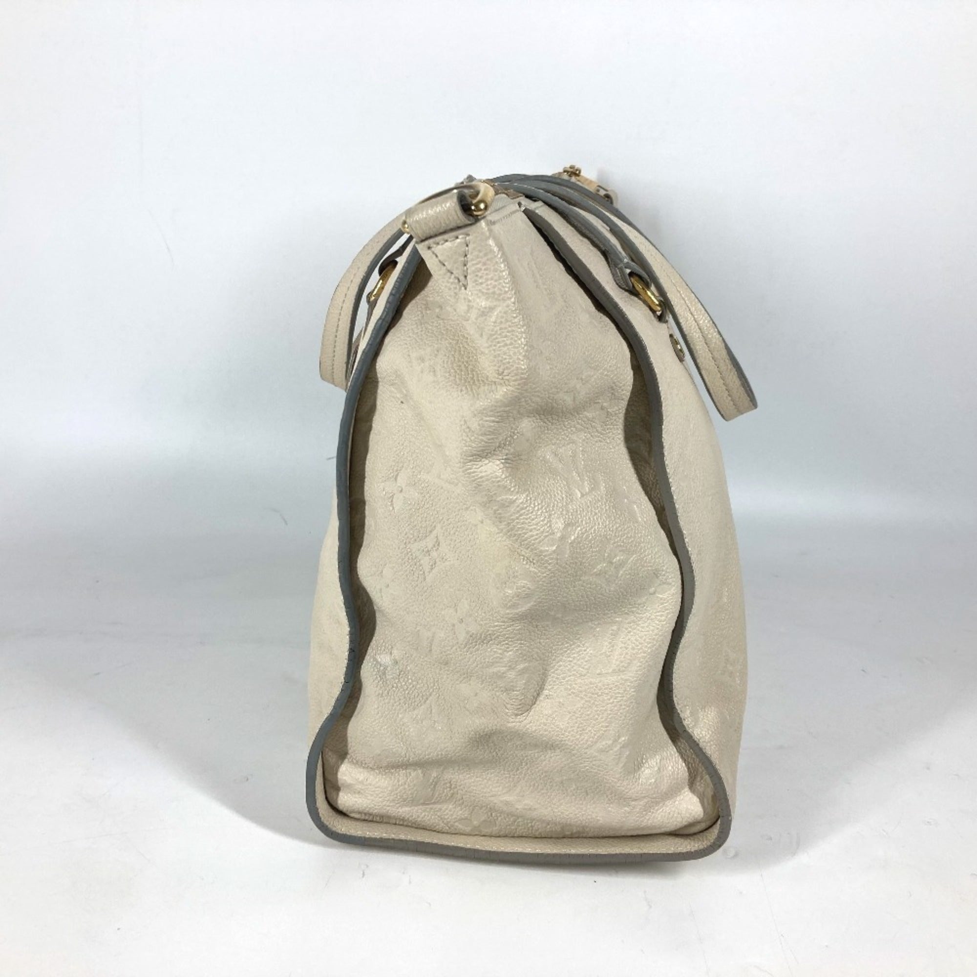 Louis Vuitton Neige White Monogram Empreinte Shoulder Bag Tote Bag (Pre-Owned)