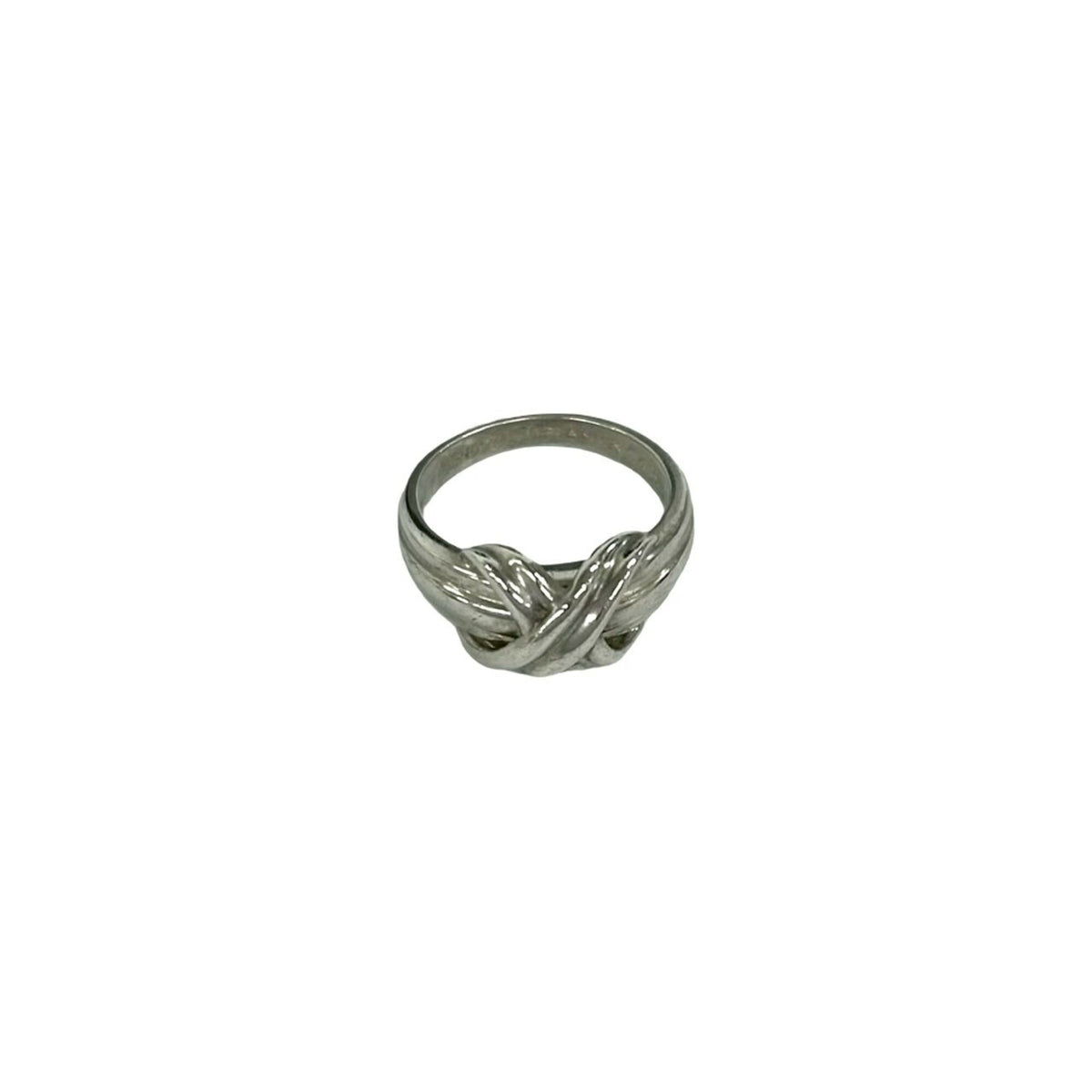 Tiffany Silver Silver 925 Band Ring (Pre-Owned)