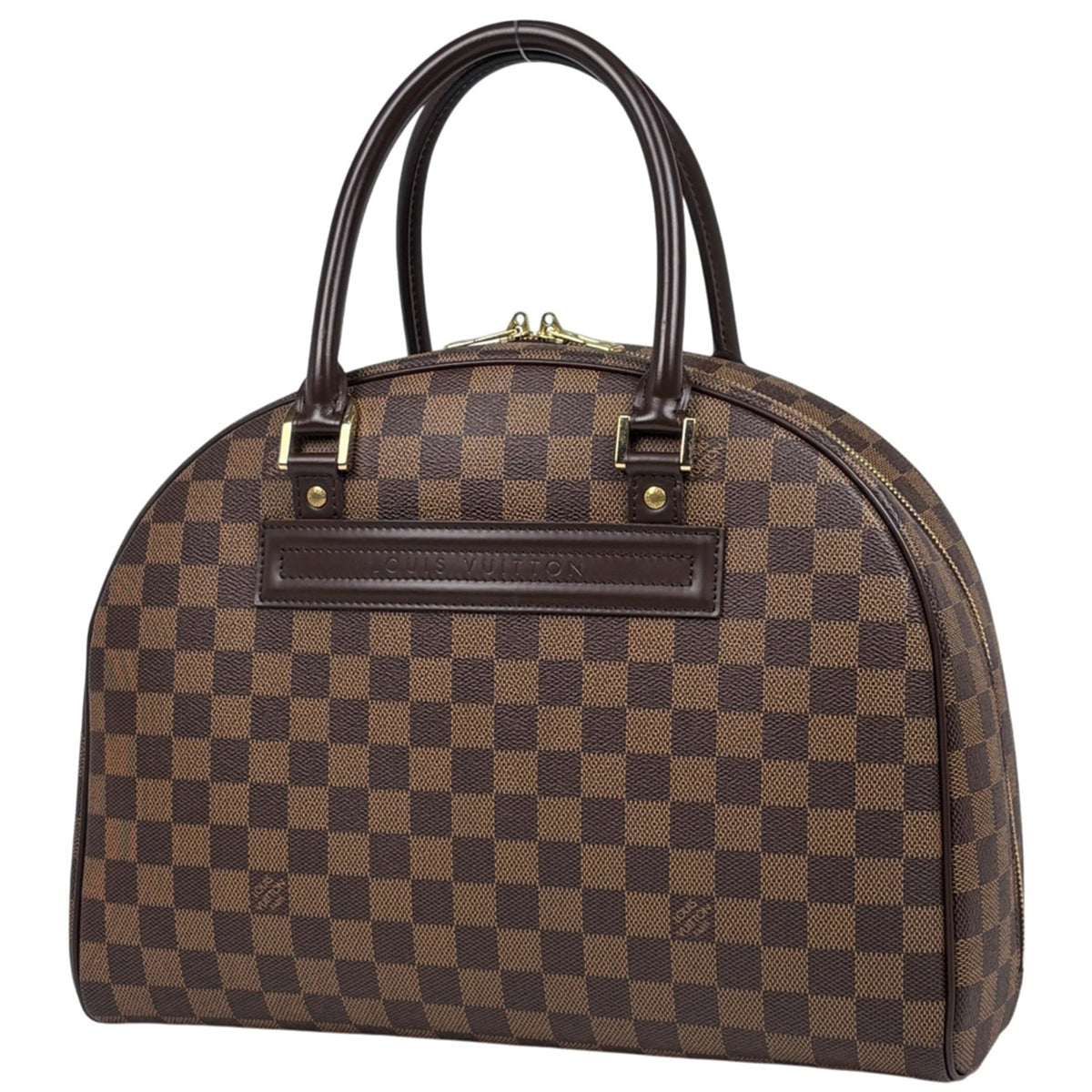 Louis Vuitton Damier Brown Damier Canvas Boston Bag (Pre-Owned)