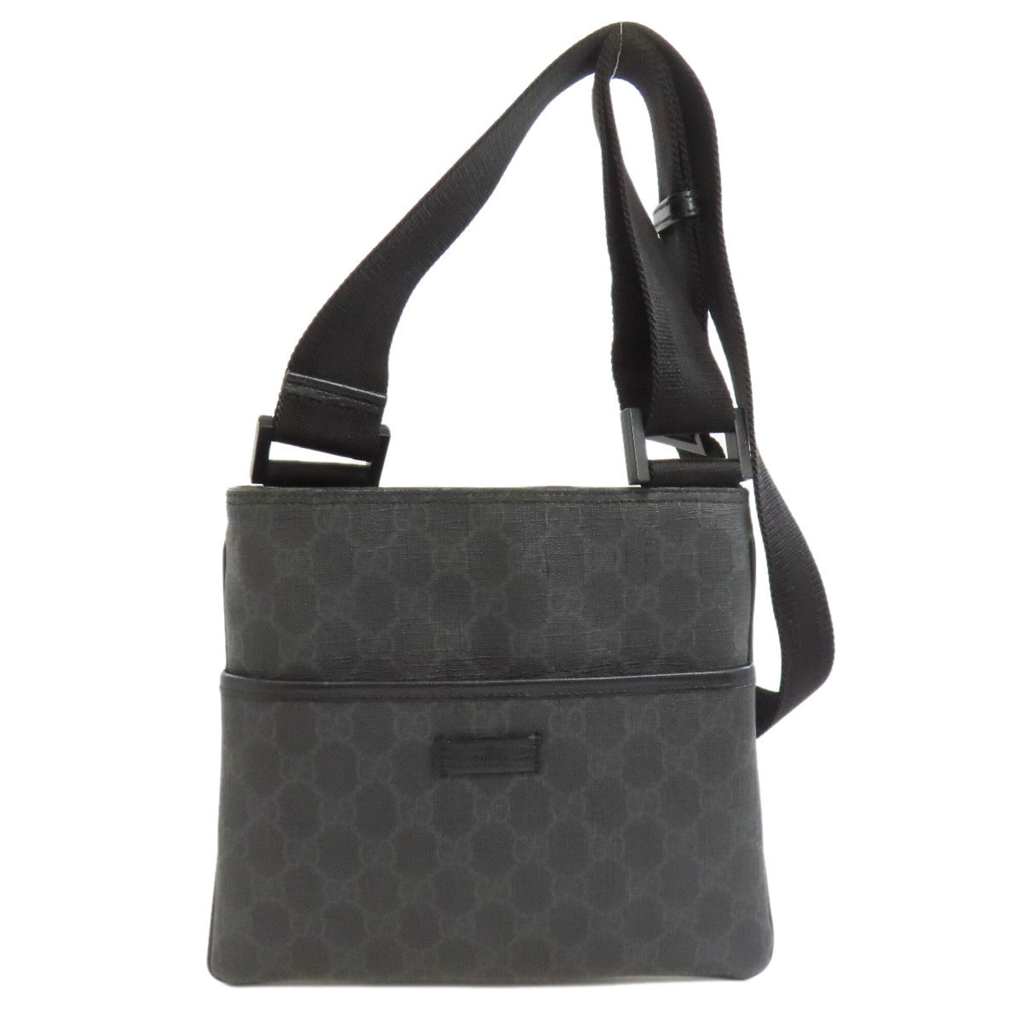 Gucci Black Gg Supreme Shoulder Bag (Pre-Owned)