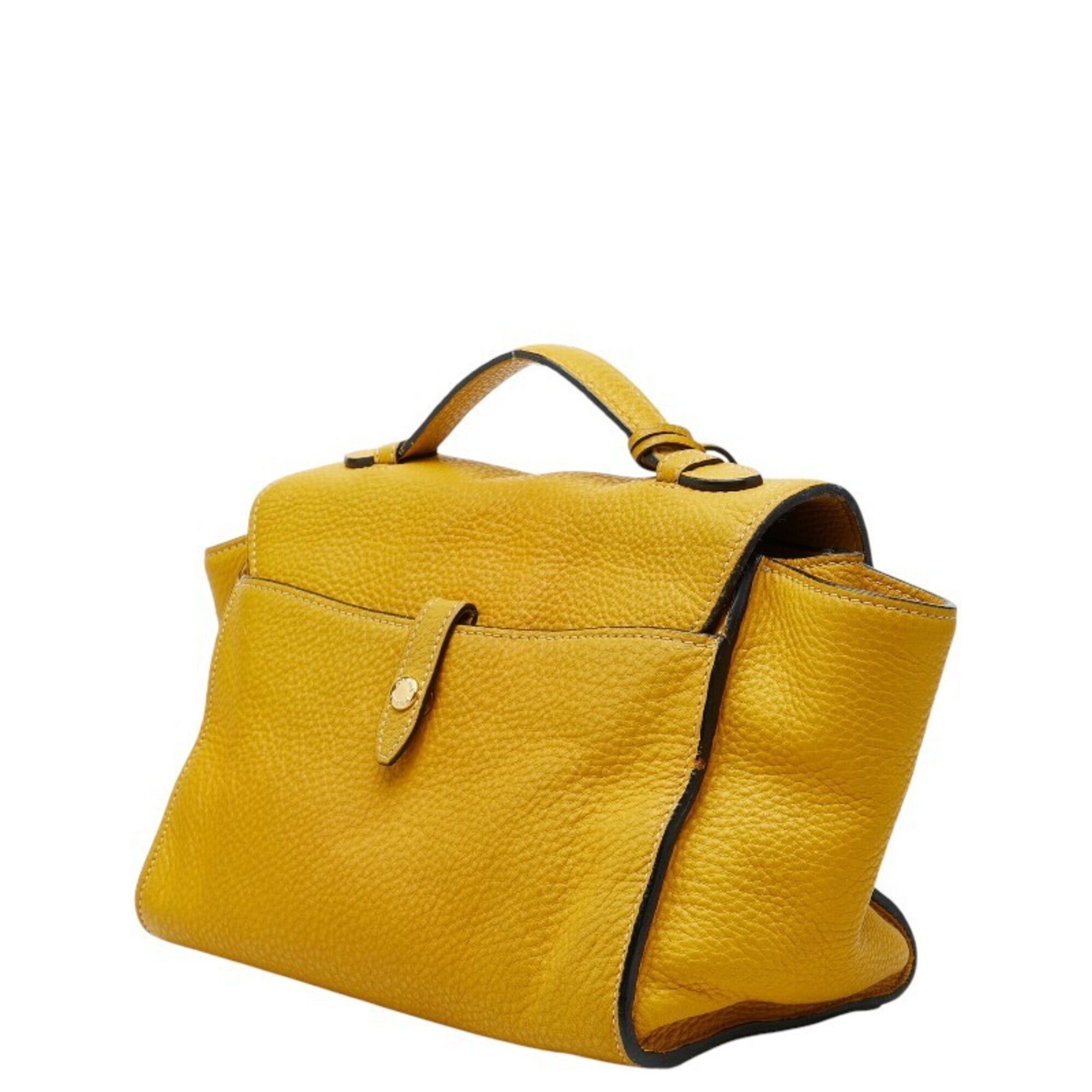 Prada Yellow Handbag Shoulder Bag (Pre-Owned)