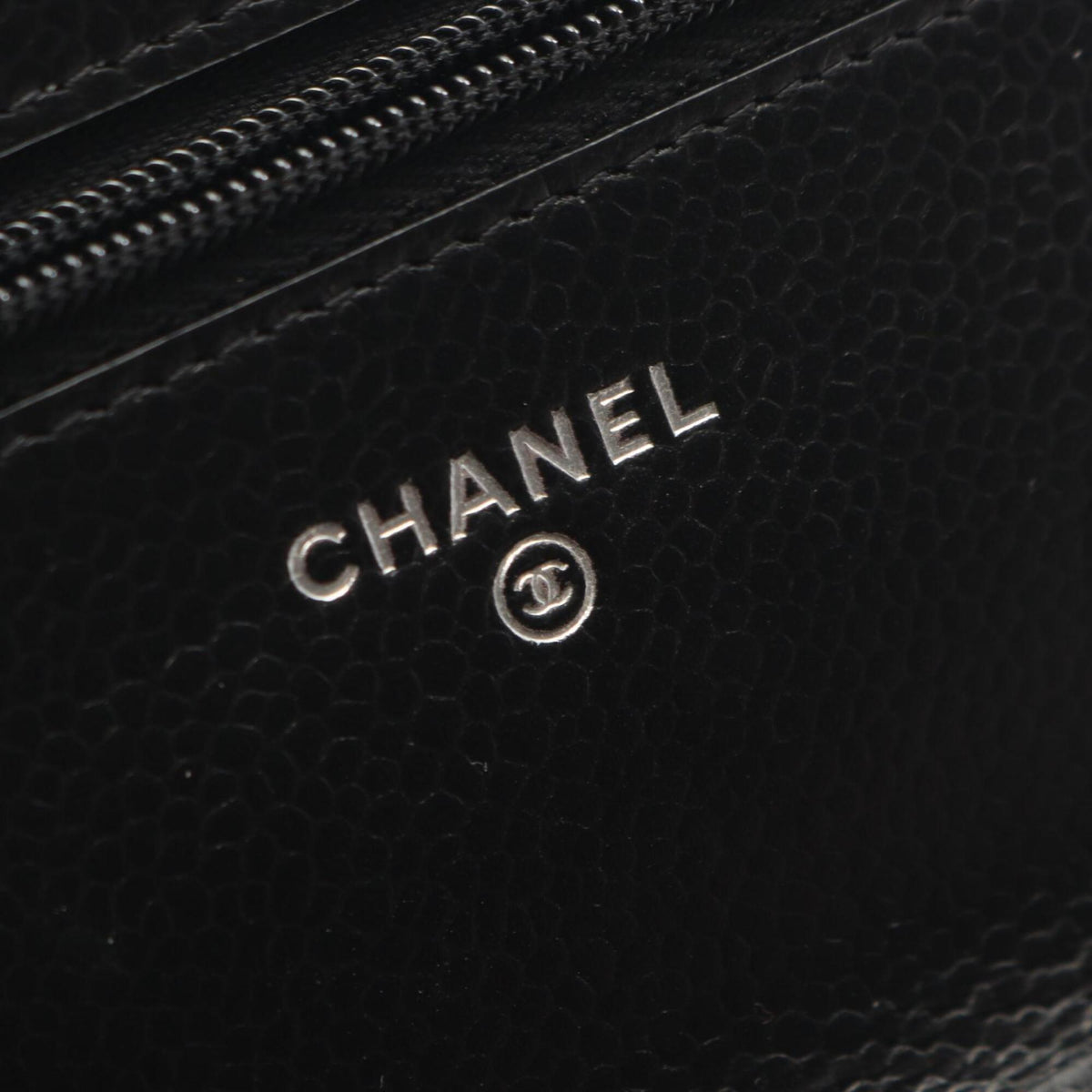 Chanel Black Grained Calfskin Handbag Shoulder Bag (Pre-Owned)
