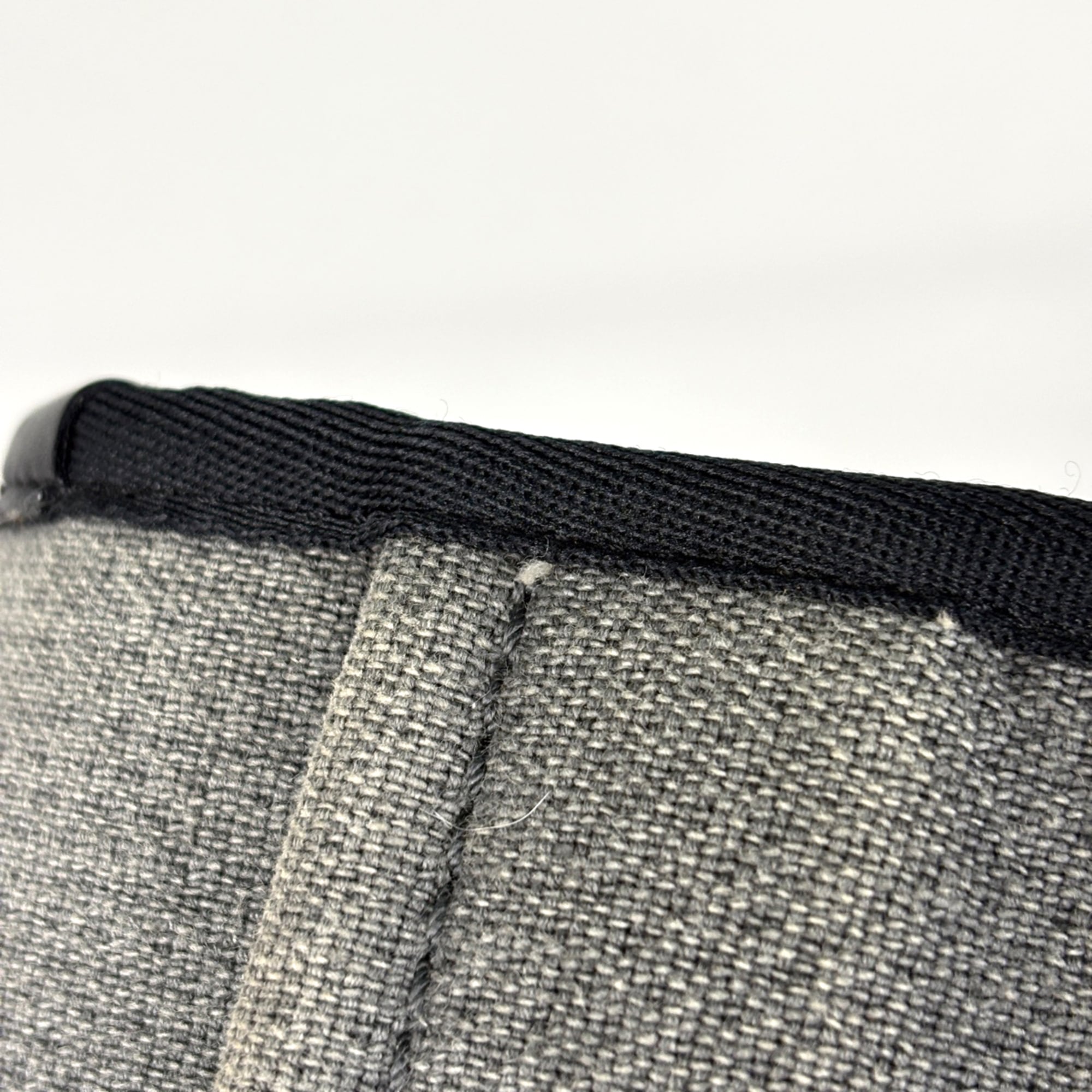 Chanel Gray Canvas Shoulder Bag Tote Bag (Pre-Owned)