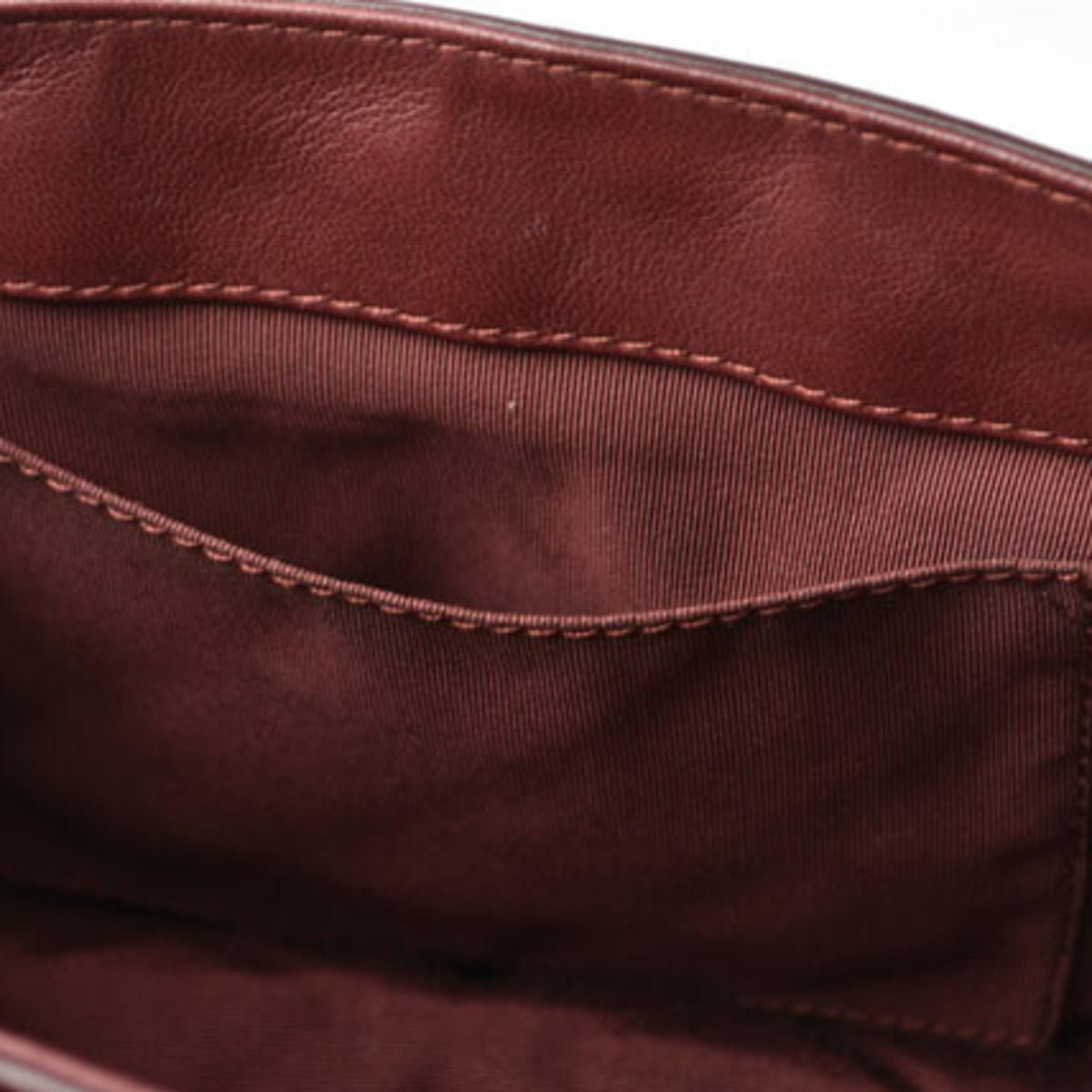 Chanel Bordeaux Saddle Bag Shoulder Bag (Pre-Owned)