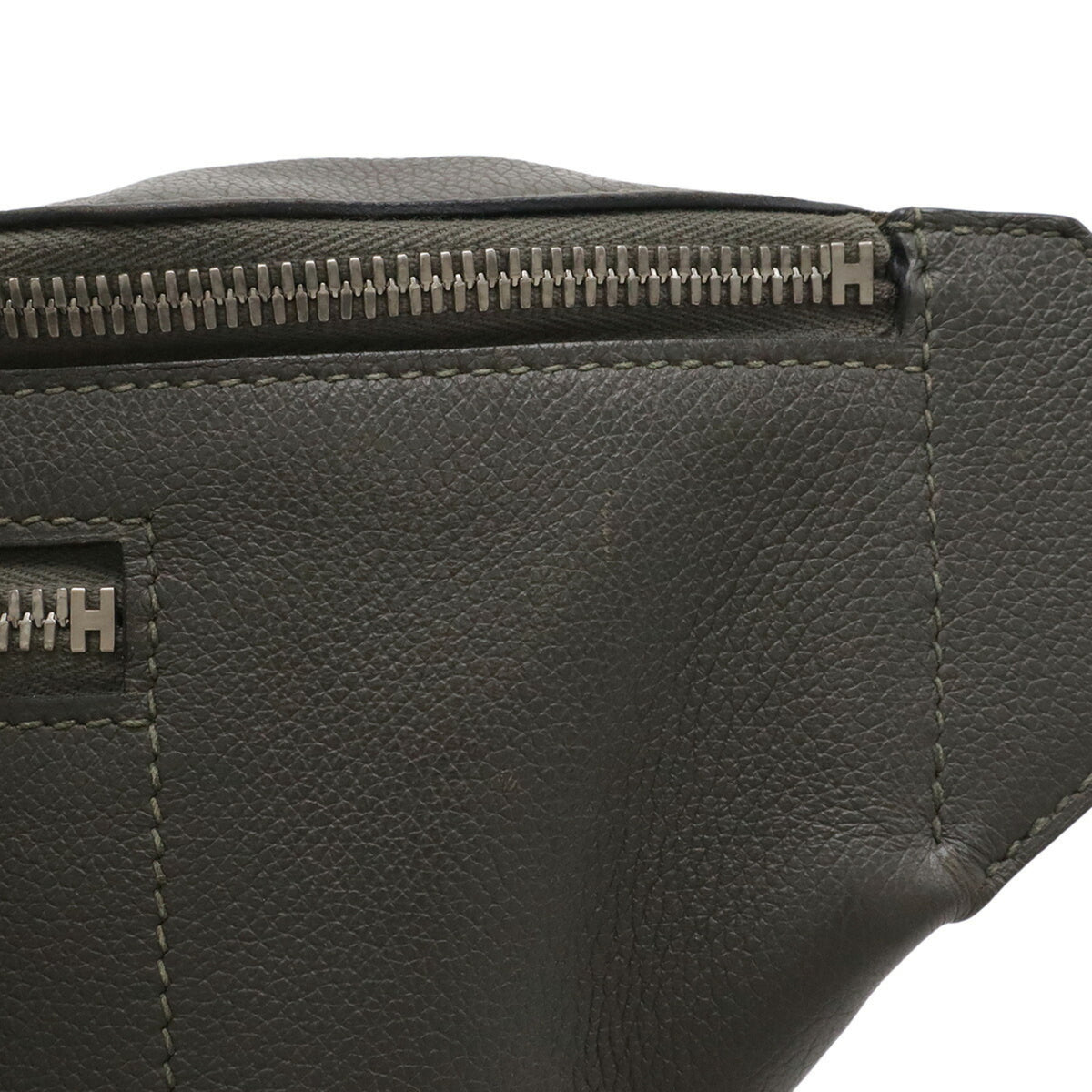 Hermes Grayish Shoulder Bag Sling Bag (Pre-Owned)
