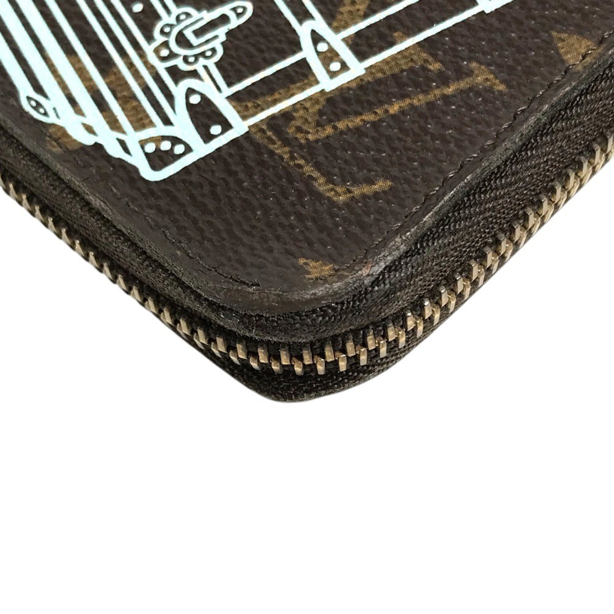 Louis Vuitton Brown Monogram Long Wallet (Bi-Fold) (Pre-Owned)