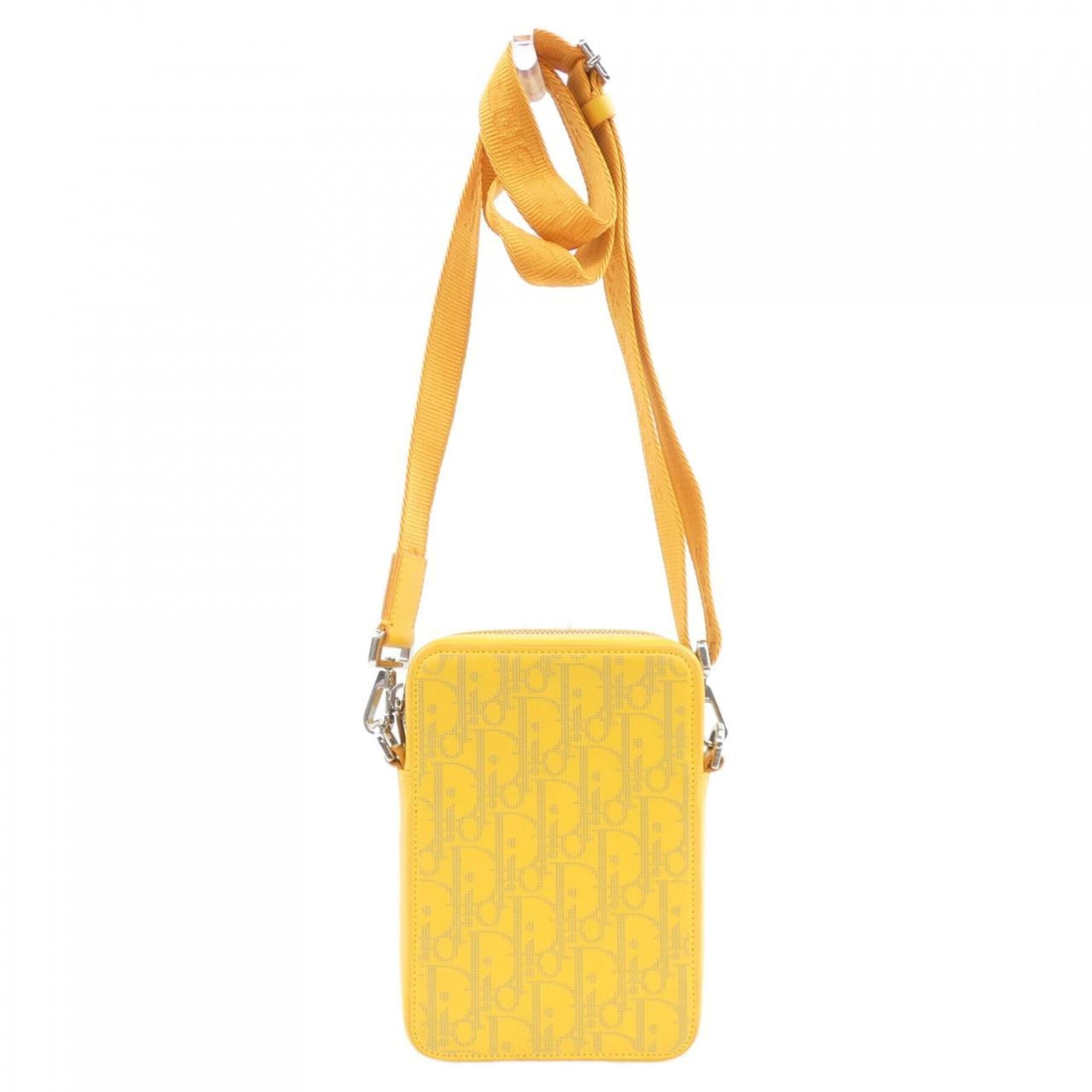 Christian Dior Yellow Handbag (Pre-Owned)