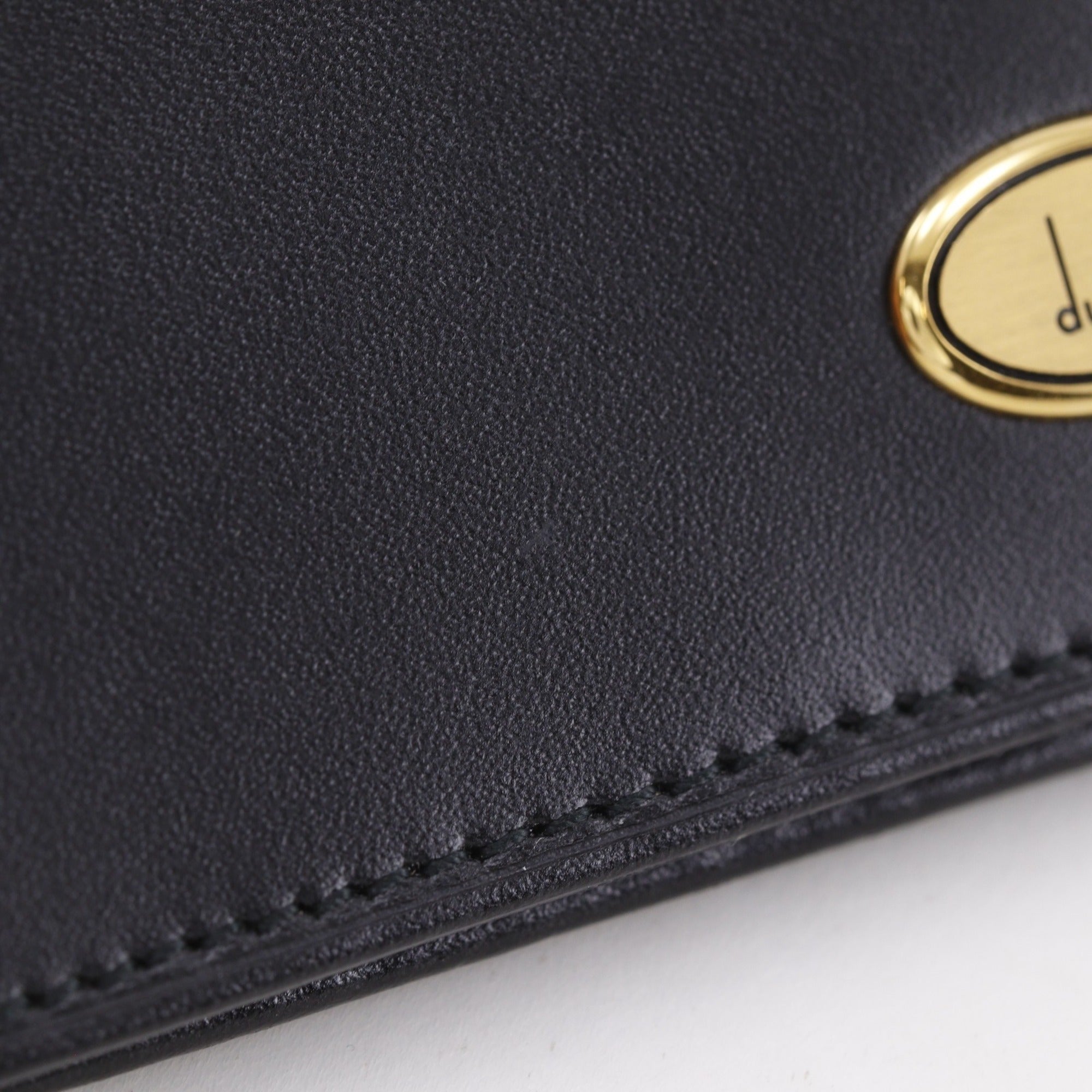 Dunhill Black Leather Wallet (Bi-Fold) (Pre-Owned)