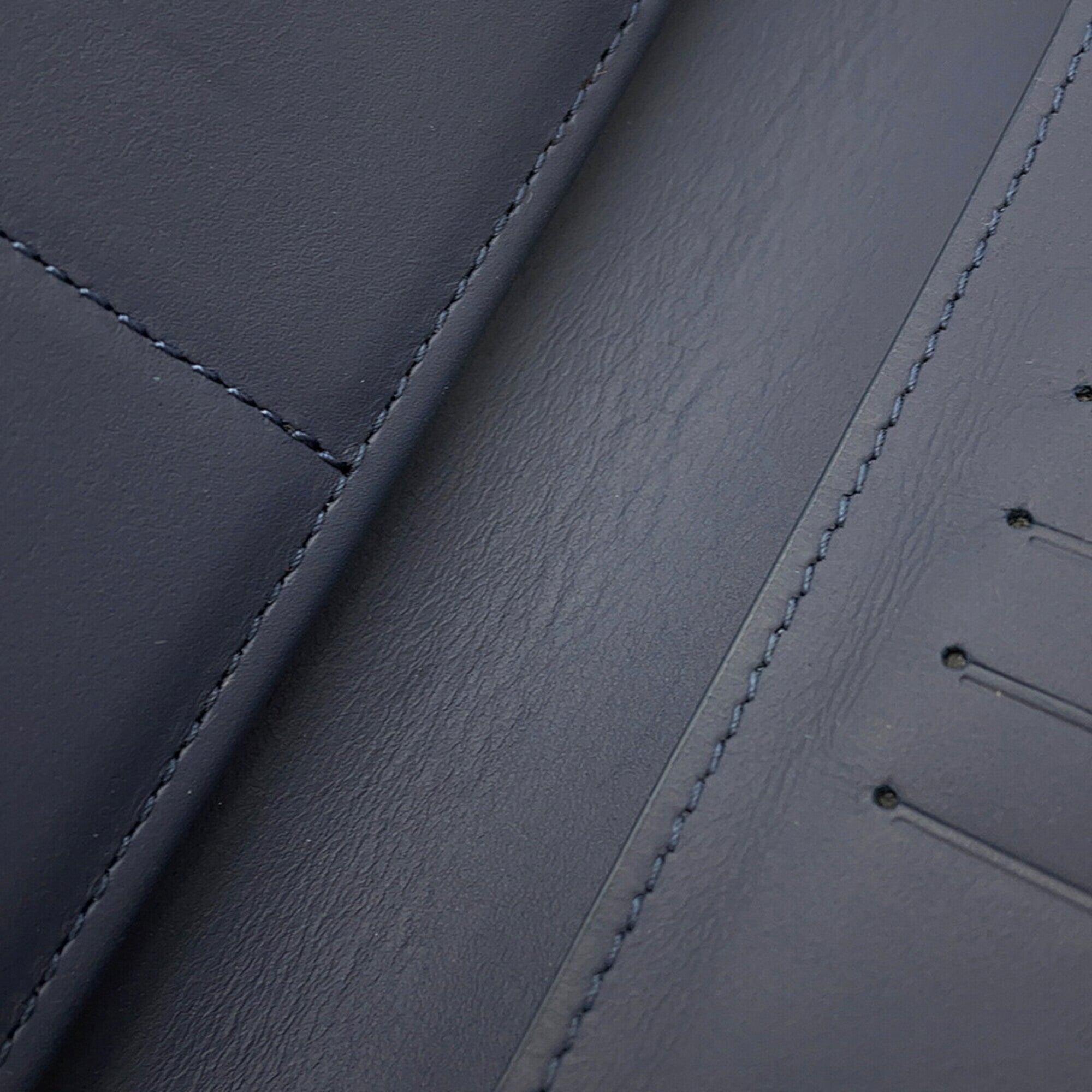 Louis Vuitton Monogram Shadow Navy Monogram Shadow Long Wallet (Bi-Fold) (Pre-Owned)