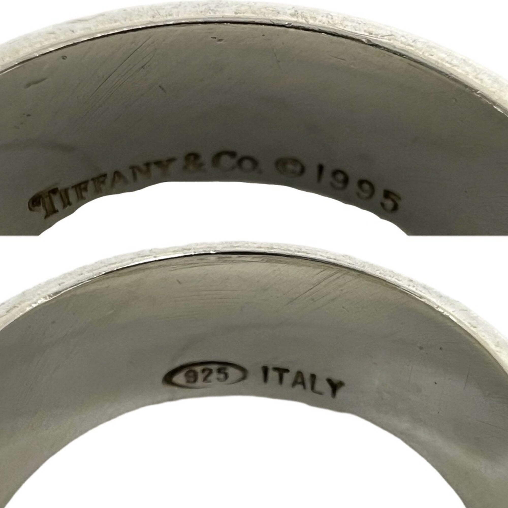 Tiffany Silver Silver 925 Band Ring (Pre-Owned)