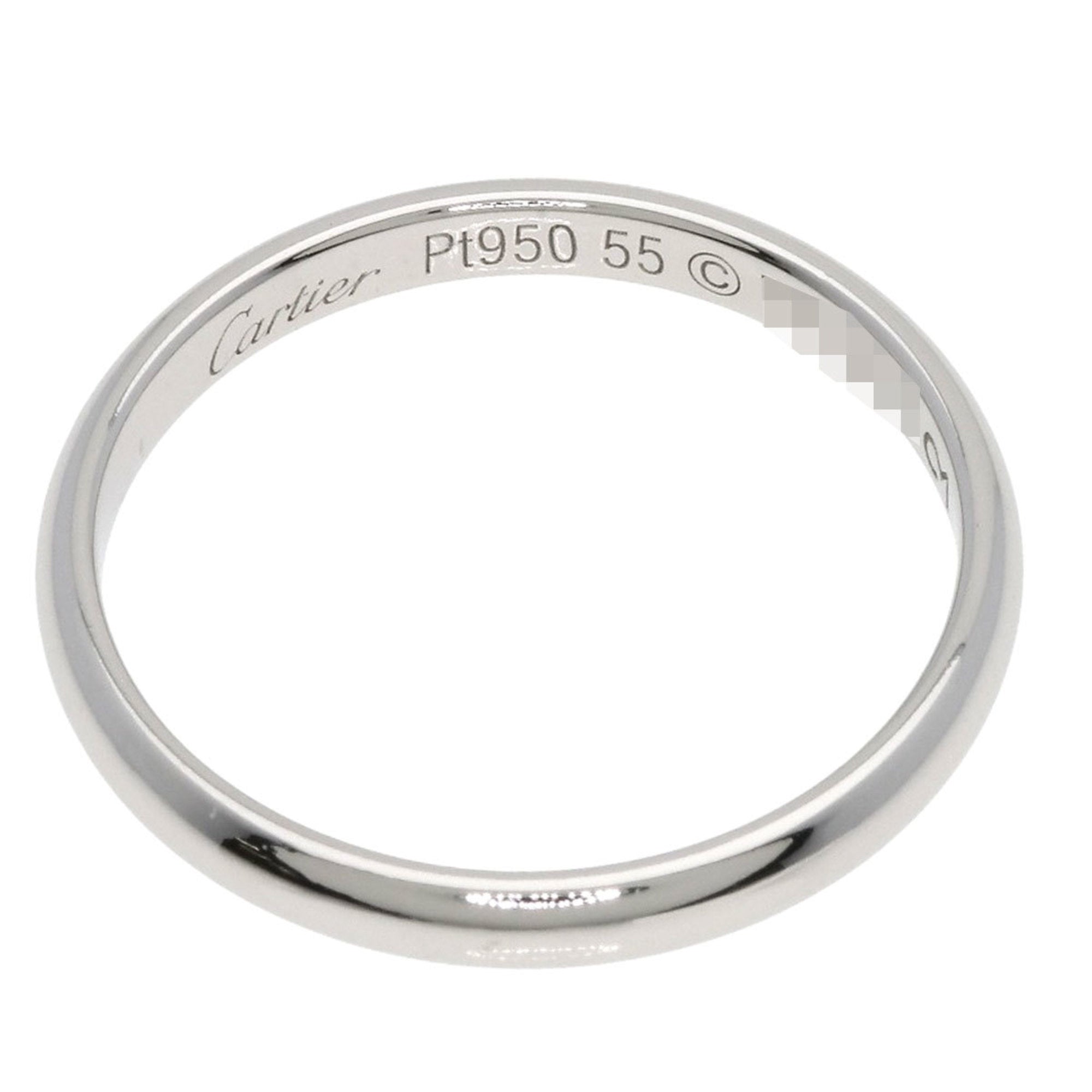 Cartier Platinum 950 Band Ring (Pre-Owned)