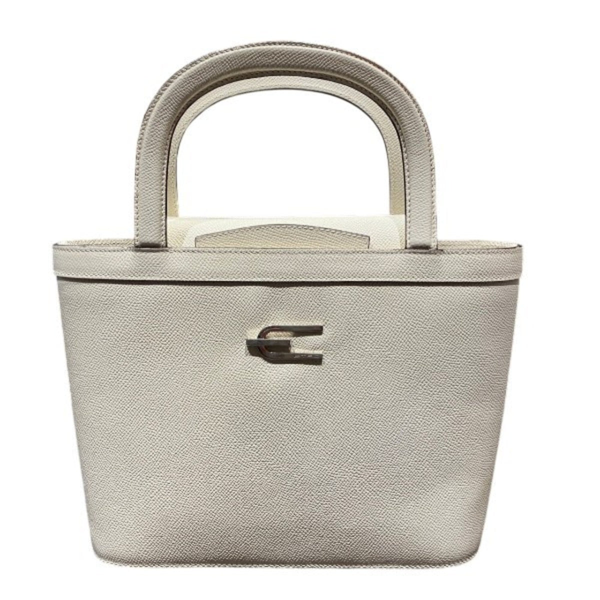 Etro Ivory Leather Handbag (Pre-Owned)