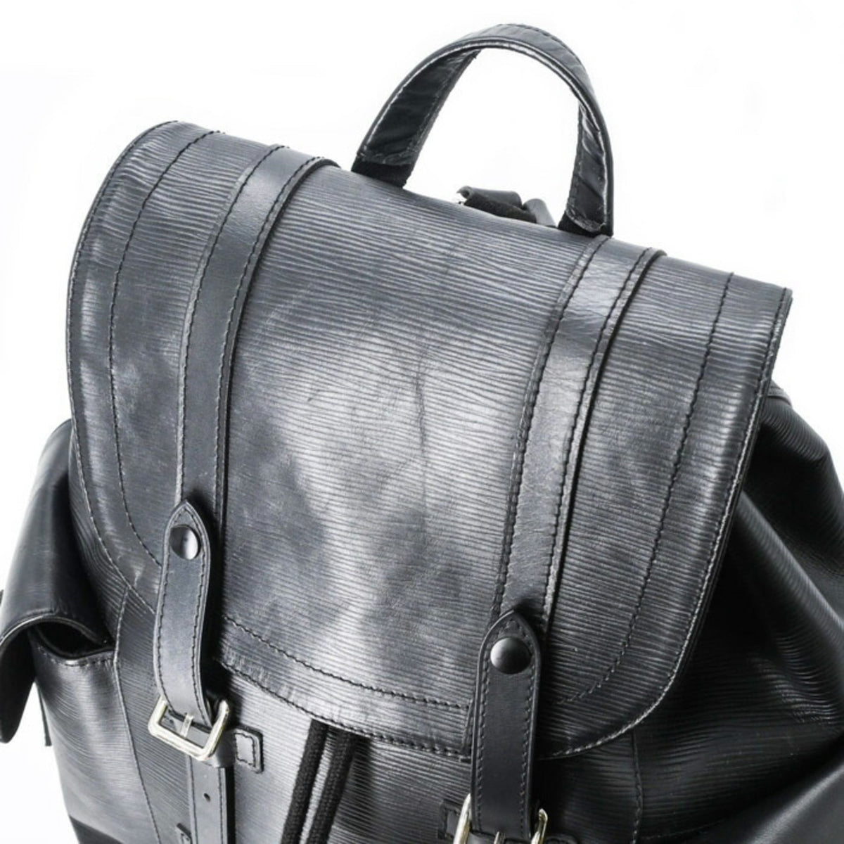 Louis Vuitton Epi Black Epi Leather Backpack (Pre-Owned)