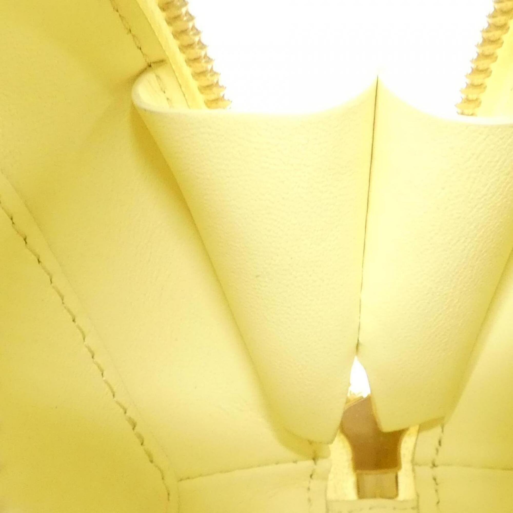 Louis Vuitton Yellow Leather Pouch (Pre-Owned)