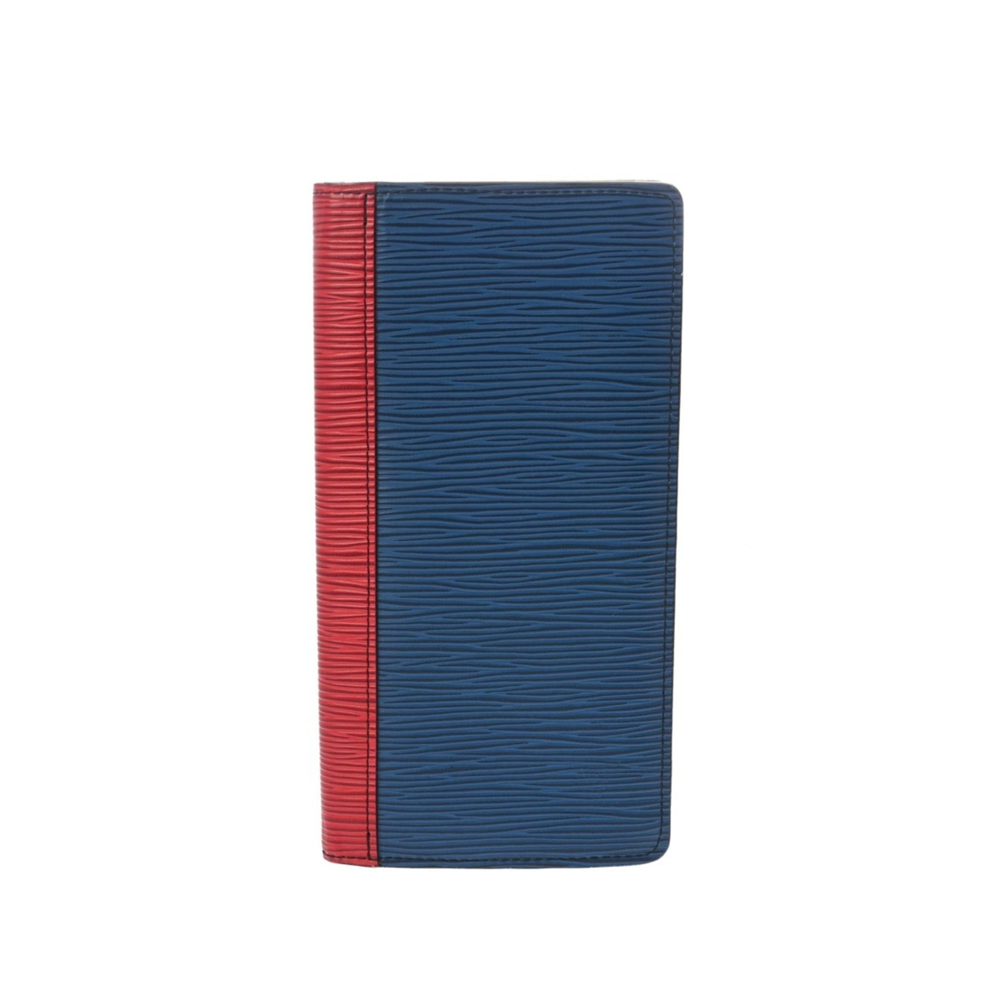 Louis Vuitton Blue Green Red Color Epi Leather Long Wallet (Bi-Fold) (Pre-Owned)
