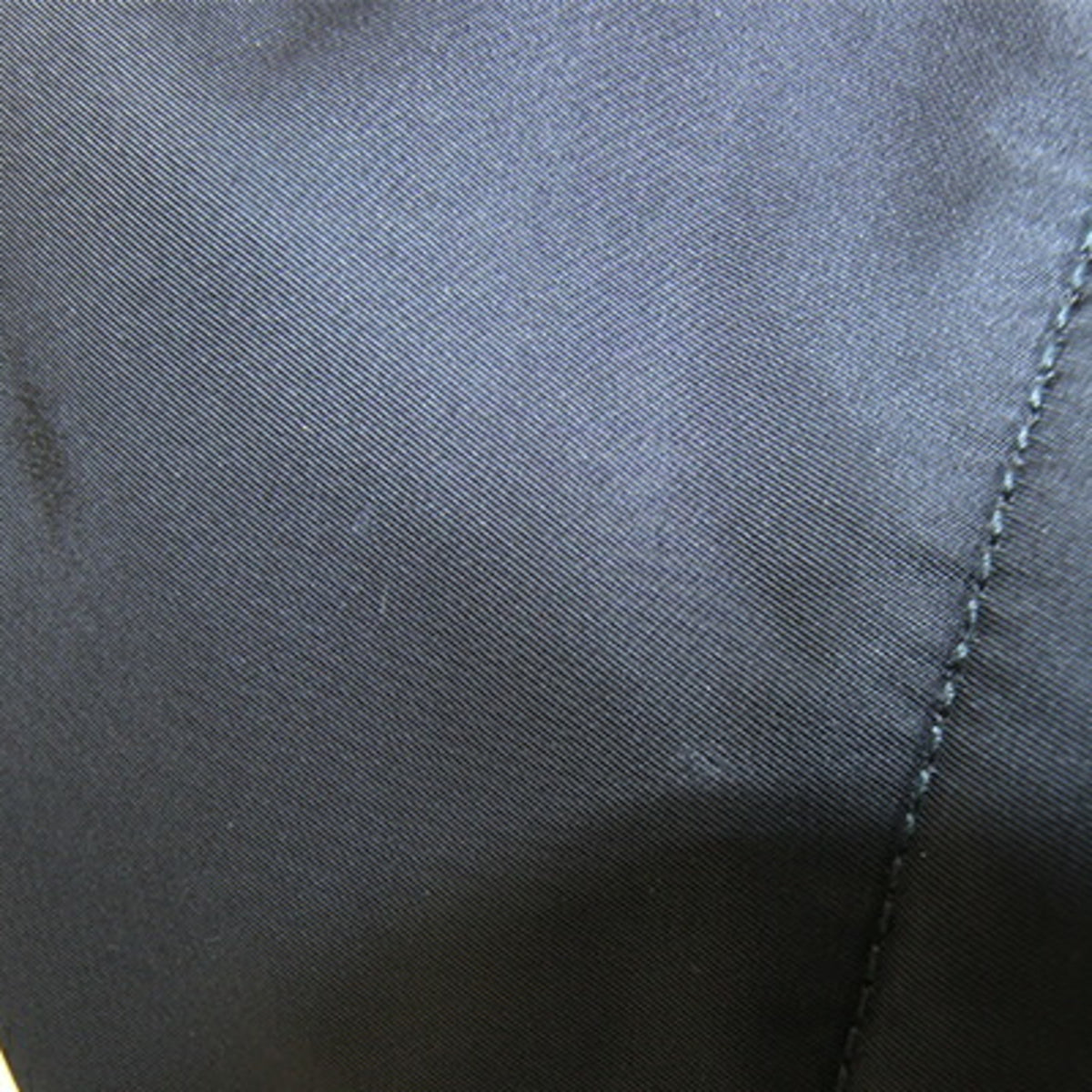 Prada Black Gray Navy Nylon Leather Backpack (Pre-Owned)