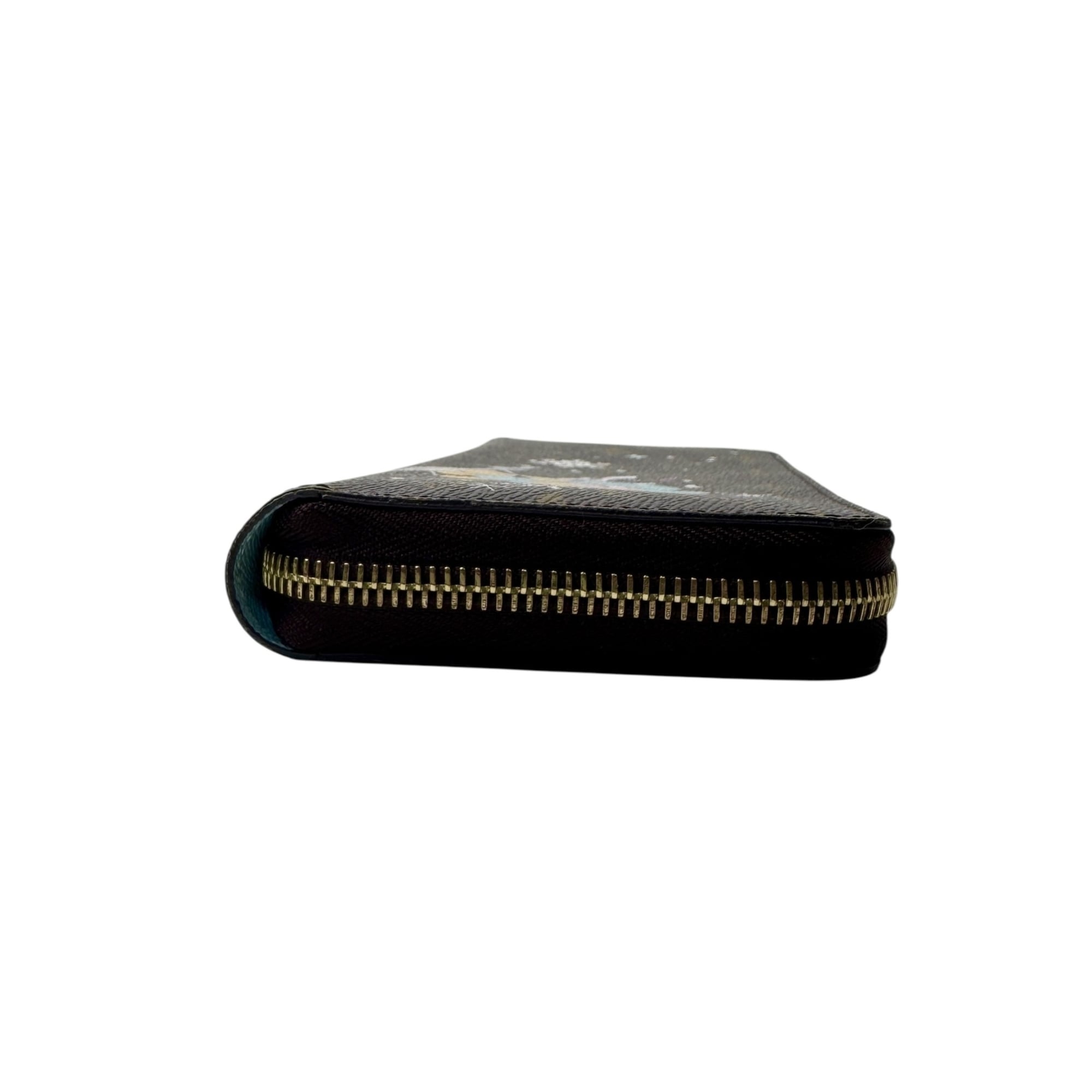 Louis Vuitton Brown Leather Long Wallet (Bi-Fold) (Pre-Owned)
