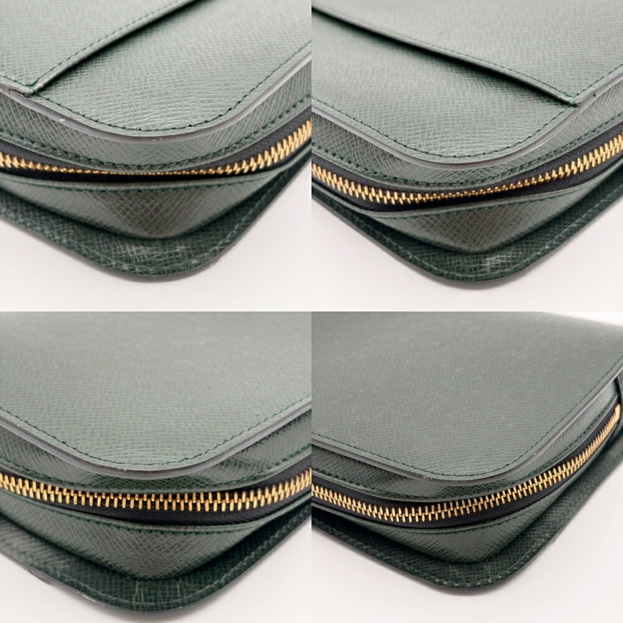 Louis Vuitton Episea Taiga Leather Leather Clutch Bag (Pre-Owned)