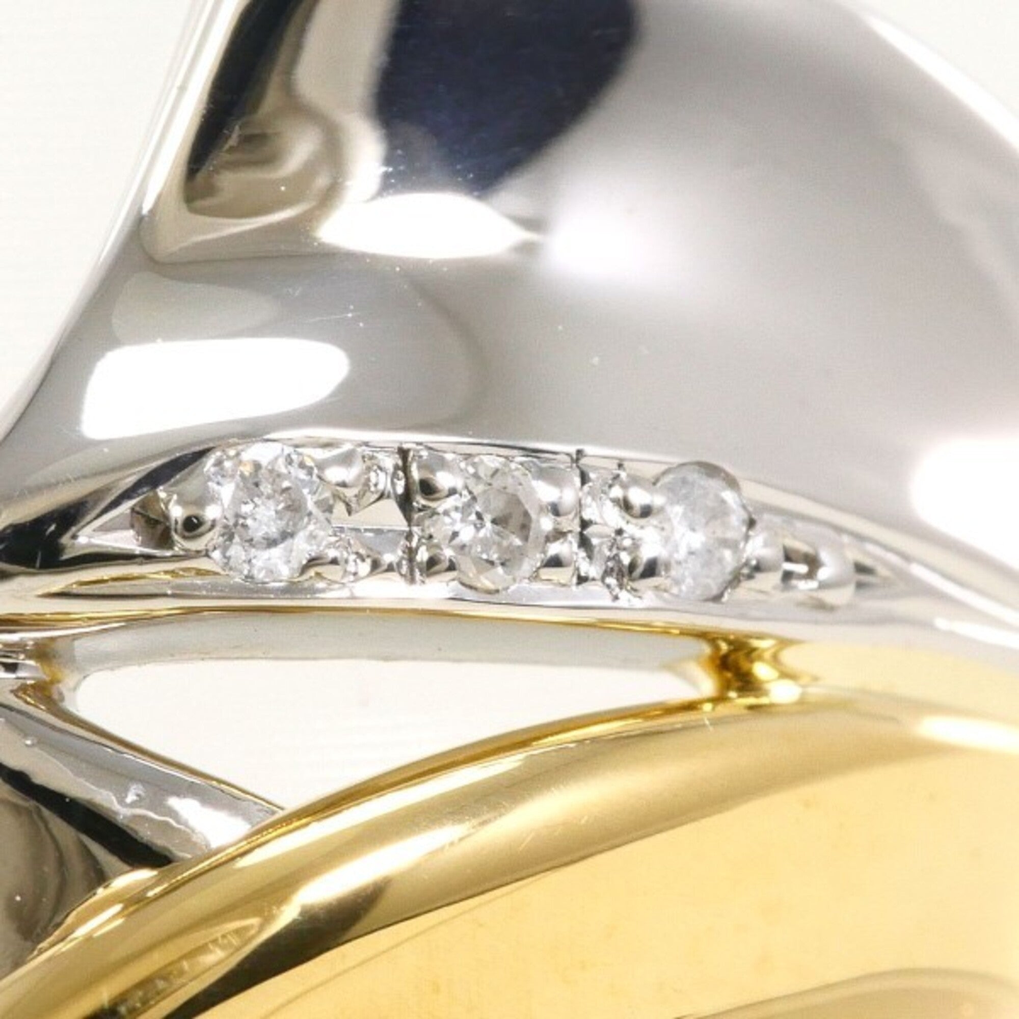 Unbranded Platinum Yellow Gold Yellow Gold (18K) Platinum 850 Band Ring (Pre-Owned)