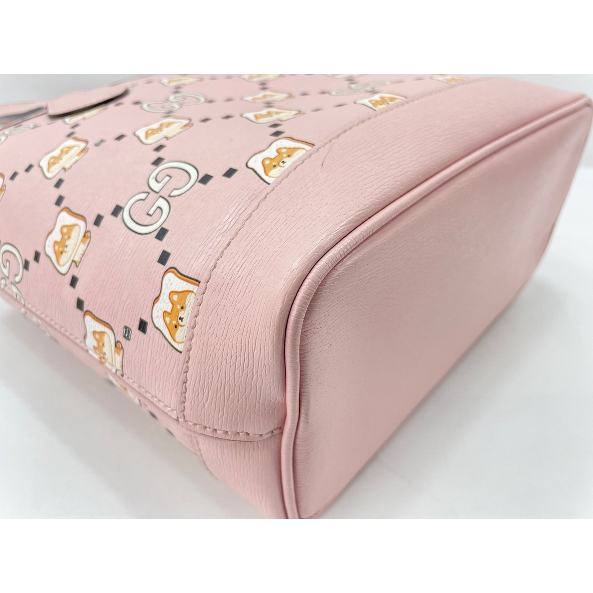 Gucci Pink Leather Tote Bag (Pre-Owned)