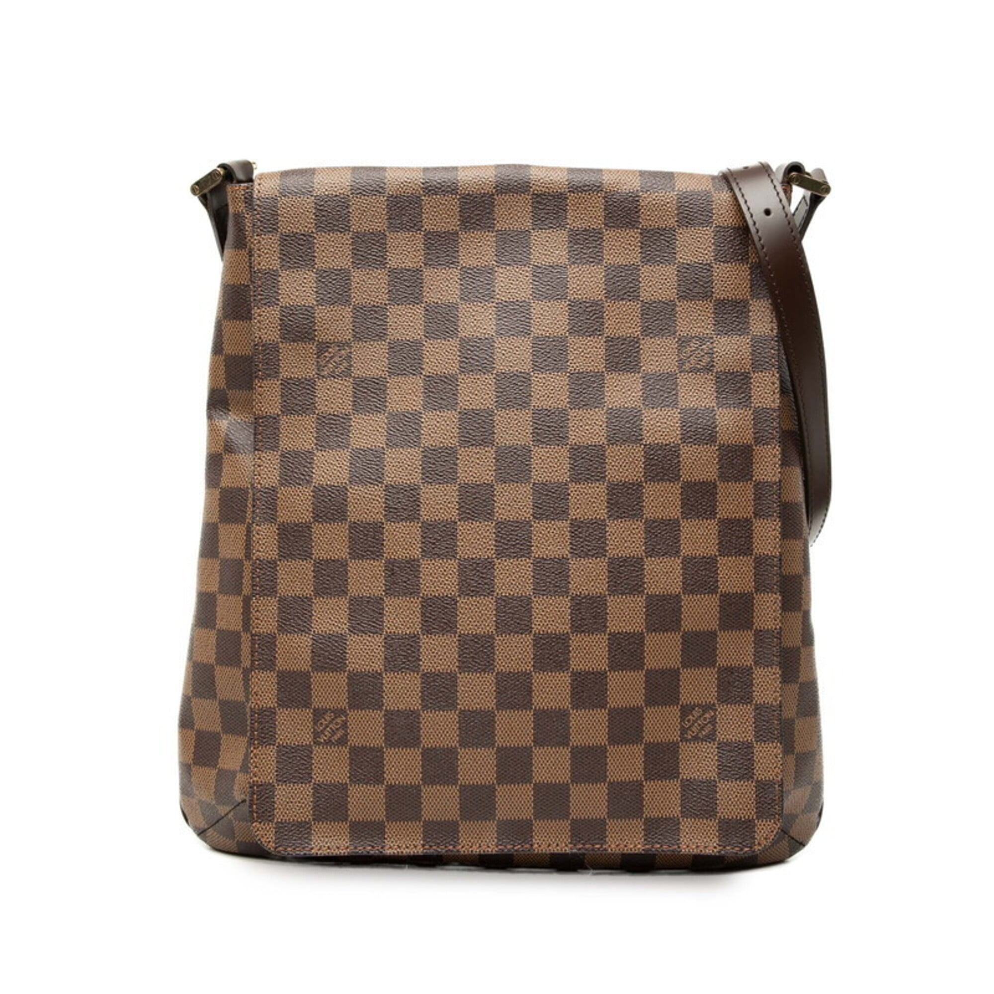 Louis Vuitton Brown Pvc Leather Shoulder Bag (Pre-Owned)