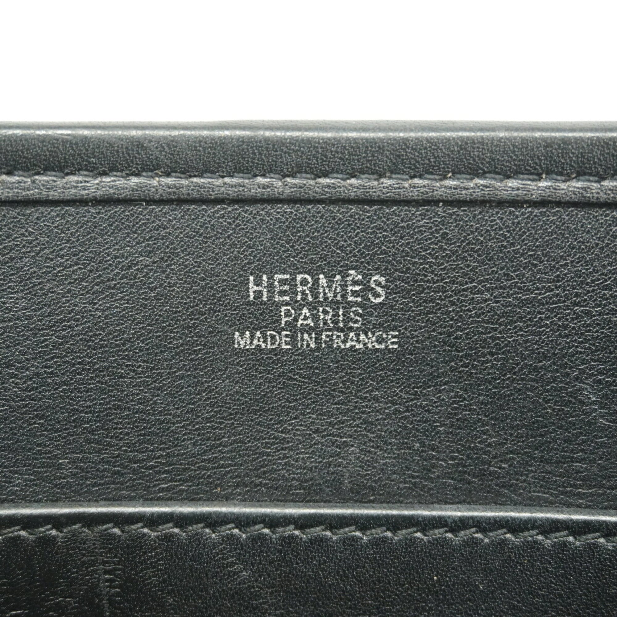 Hermes Black Toile Officier Shoulder Bag (Pre-Owned)