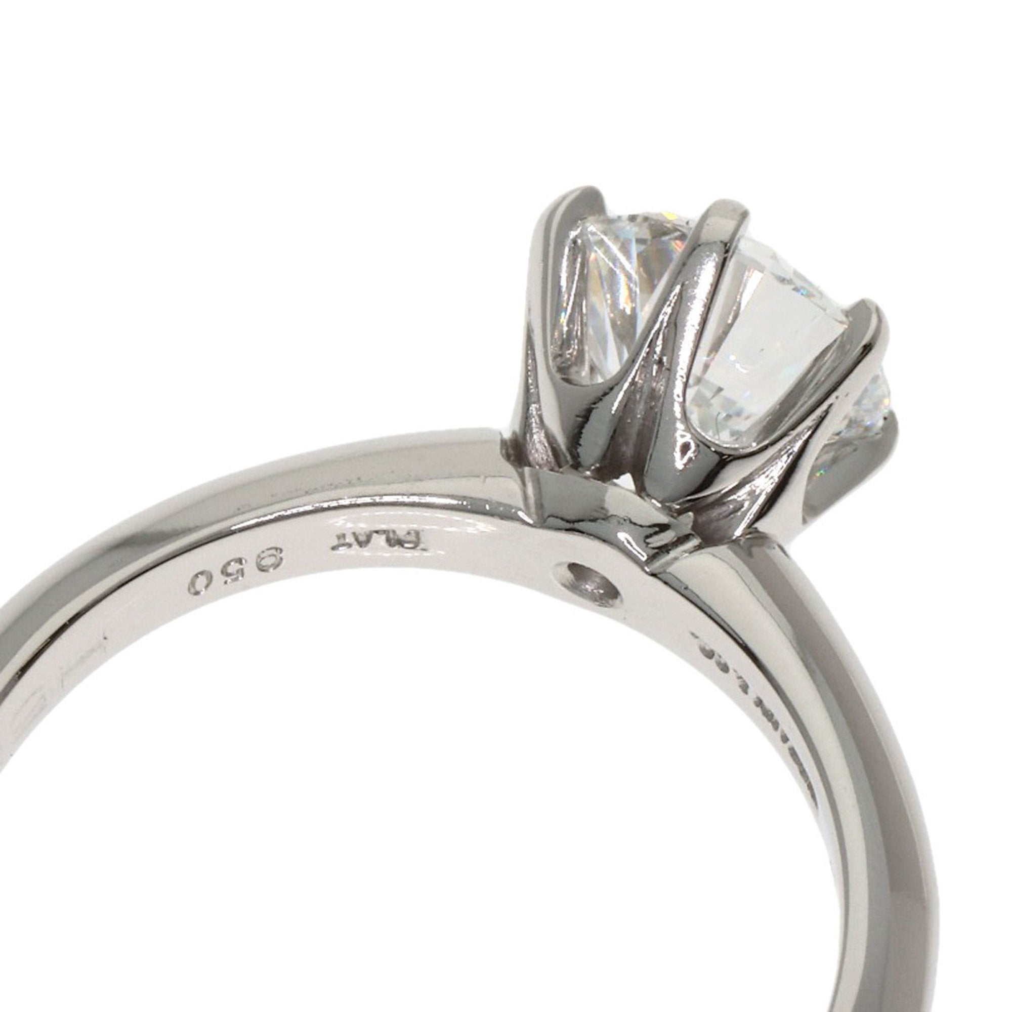 Tiffany Platinum 950 Band Ring (Pre-Owned)