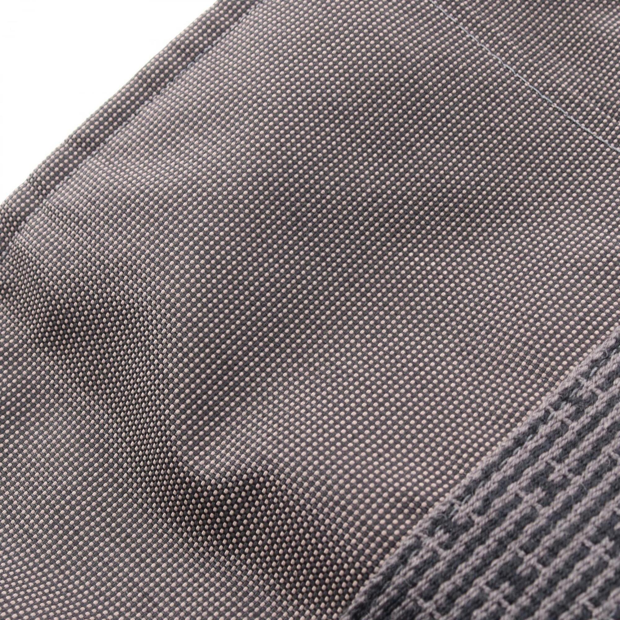 Hermes Gray Canvas Handbag Tote Bag (Pre-Owned)