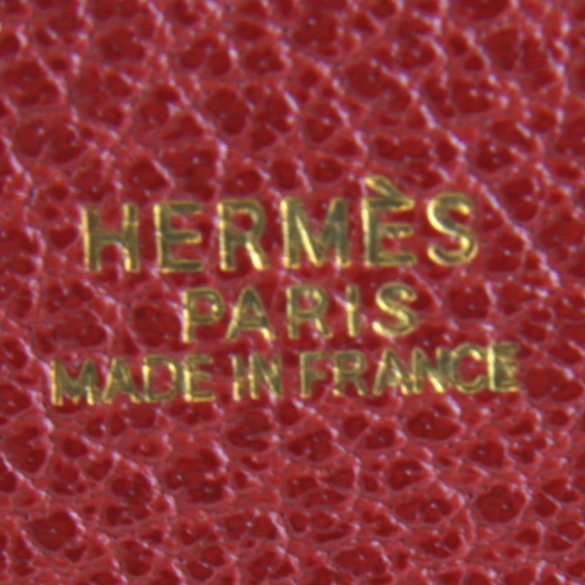 Hermes Red Color Leather Shoulder Bag (Pre-Owned)