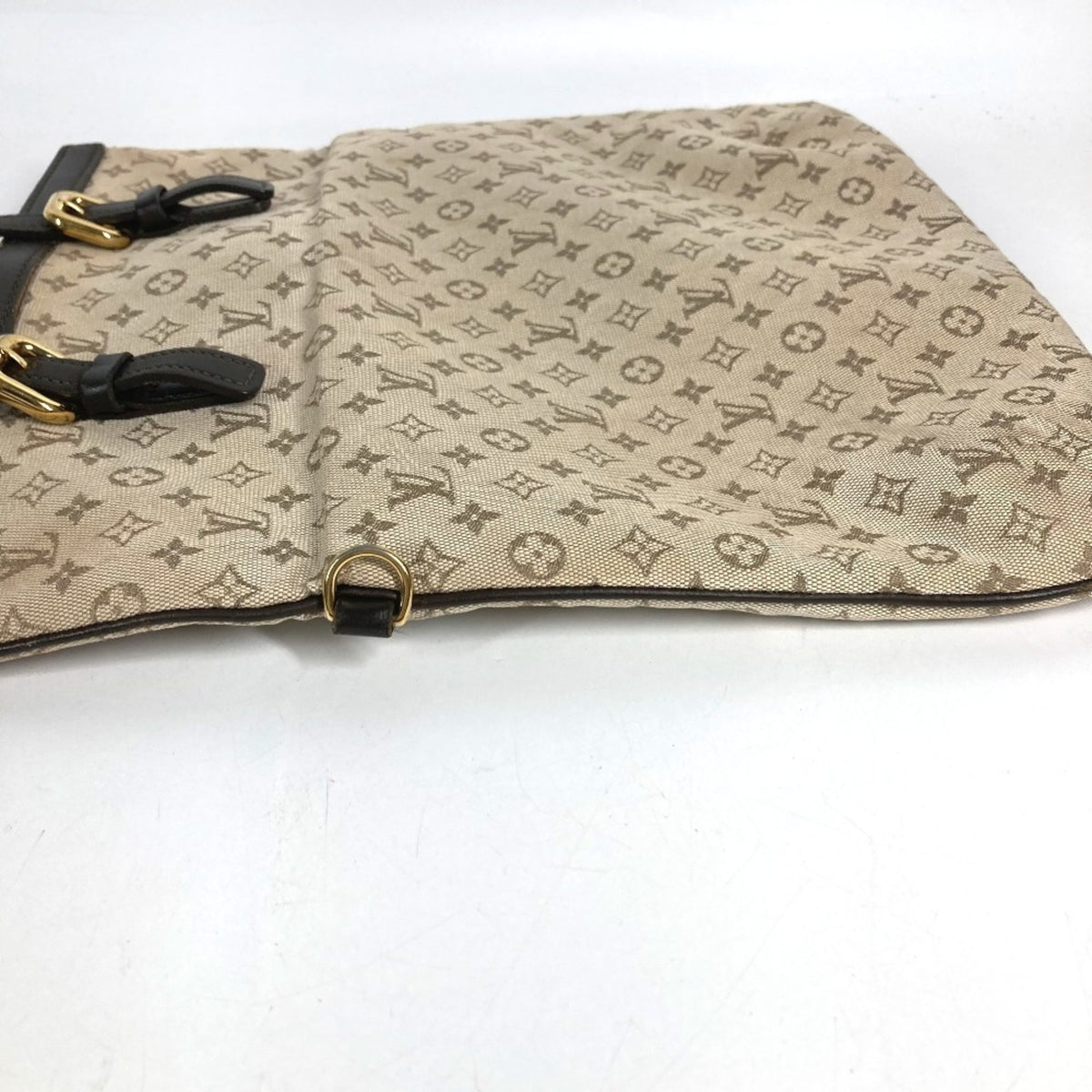 Louis Vuitton Brown Khaki Monogram Mini Handbag Tote Bag (Pre-Owned)